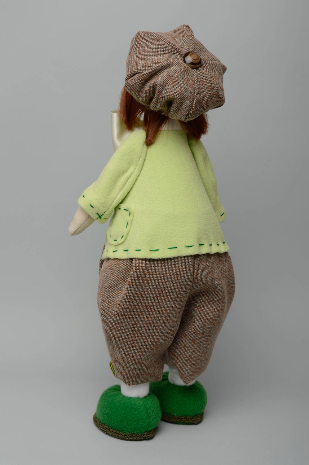 Interieur Junge Puppe aus Textil foto 5