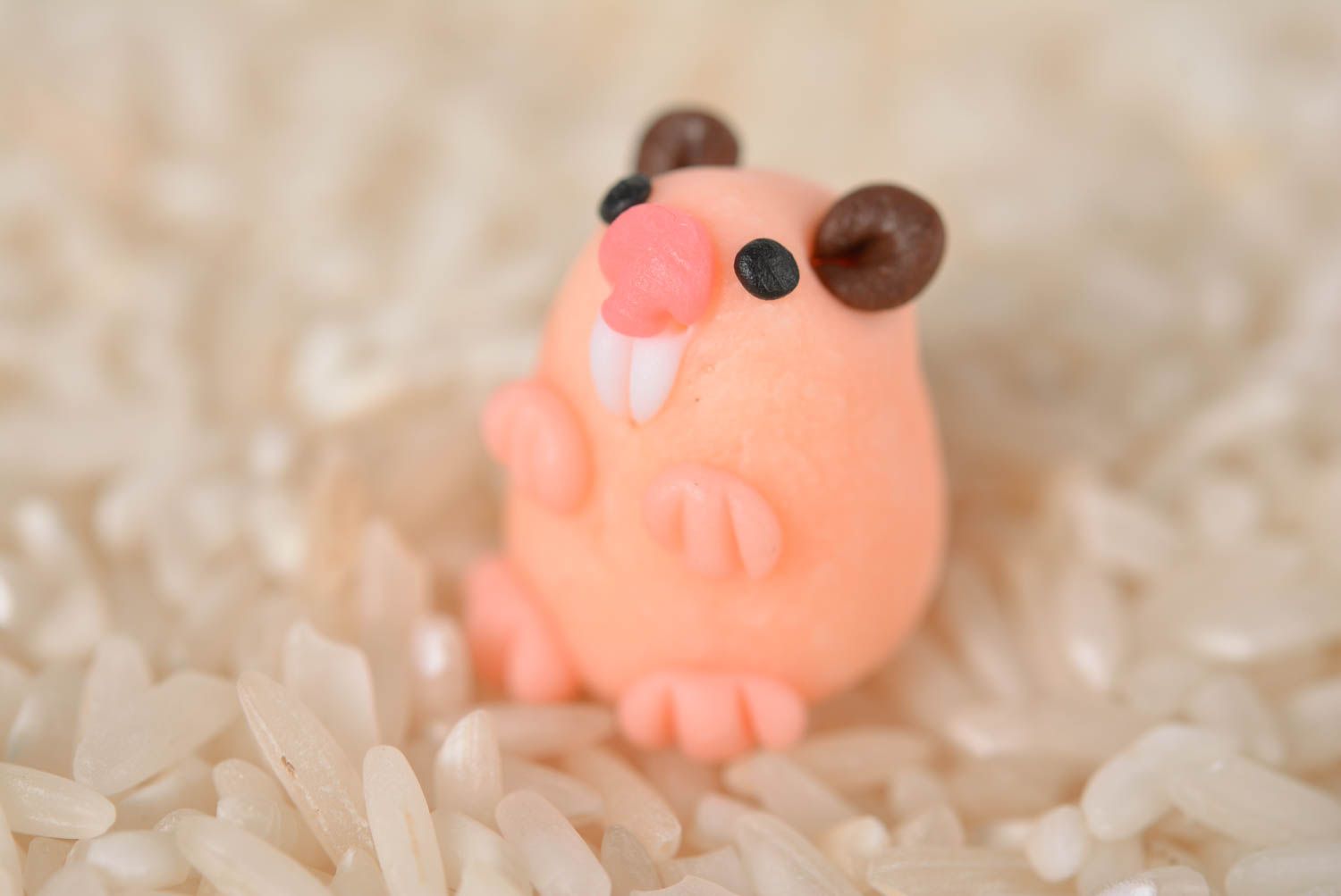 Spiel Figur handmade Hamster Spielzeug Mini Spielzeug Kinder Geschenke schön foto 1