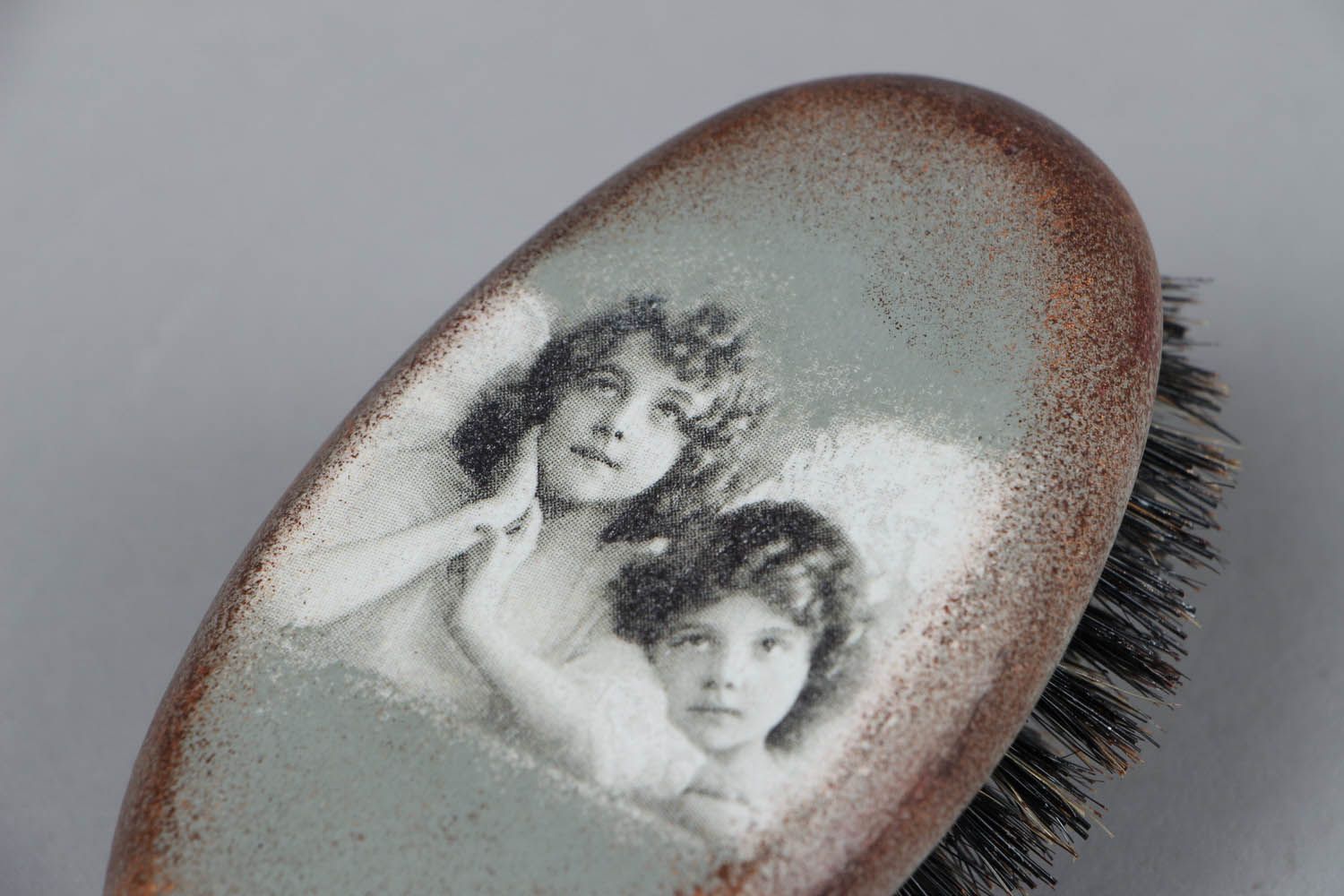 Escova de cabelo de massagem Anjos foto 3