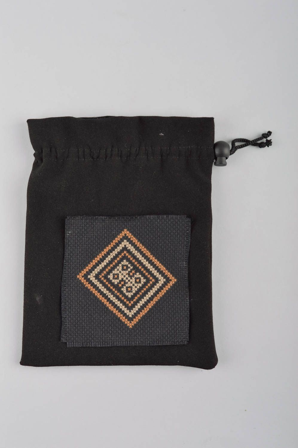 Кошелек из ткани ручной работы мешочек для монет женский кошелек с вышивкой фото 2