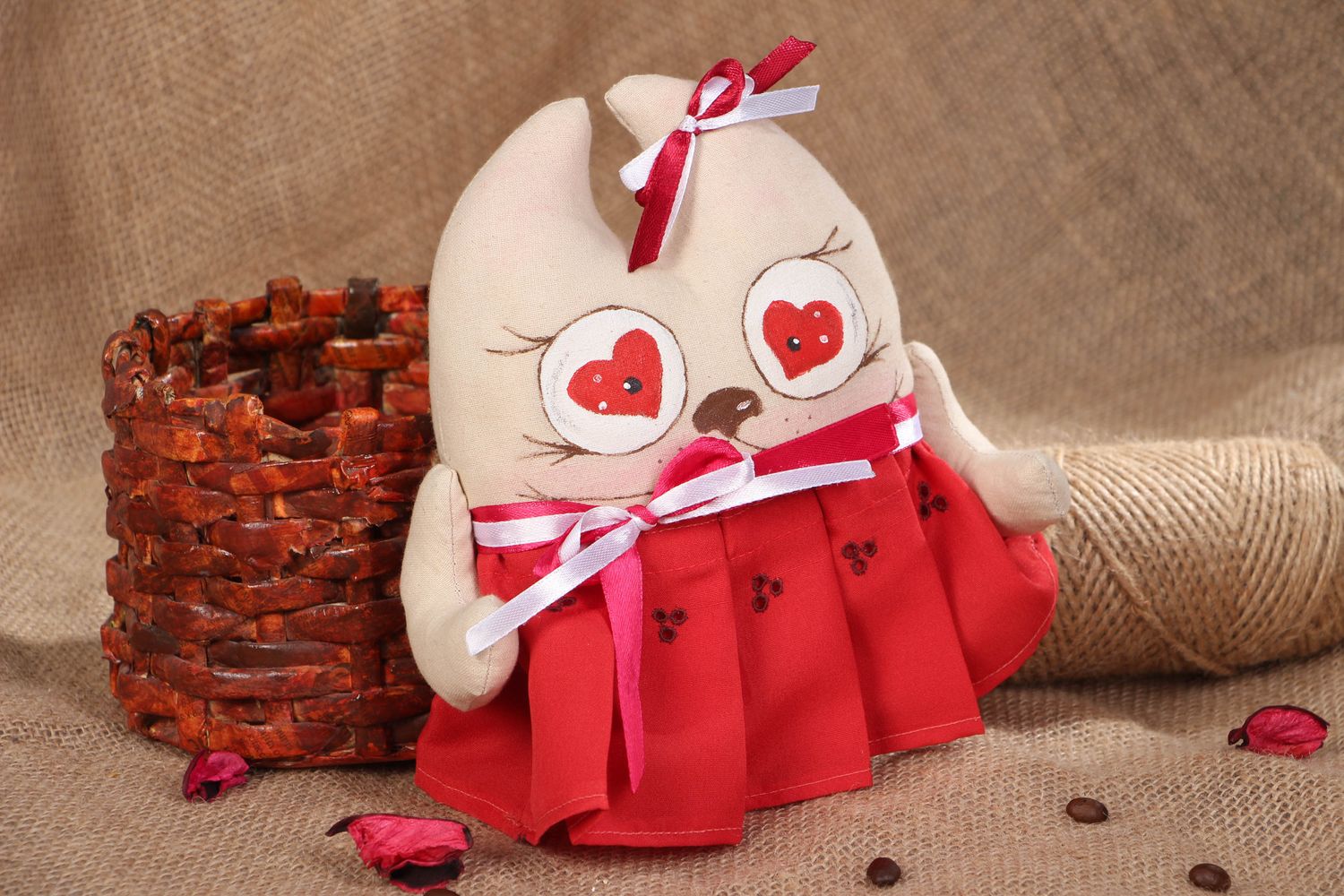 Handmade fabric soft toy photo 5