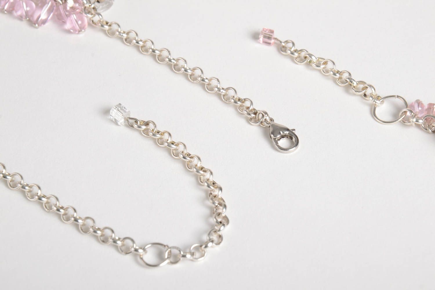 Beautiful handmade jewelry set beaded necklace beaded bracelet designs photo 5