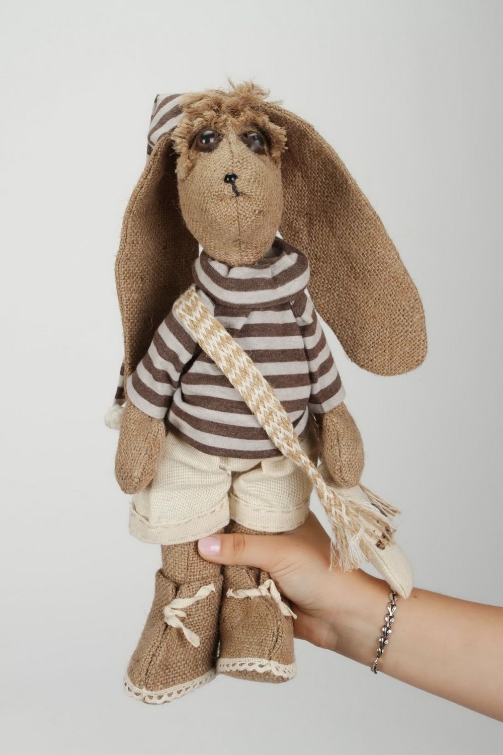 Fabric Toy Hare photo 1
