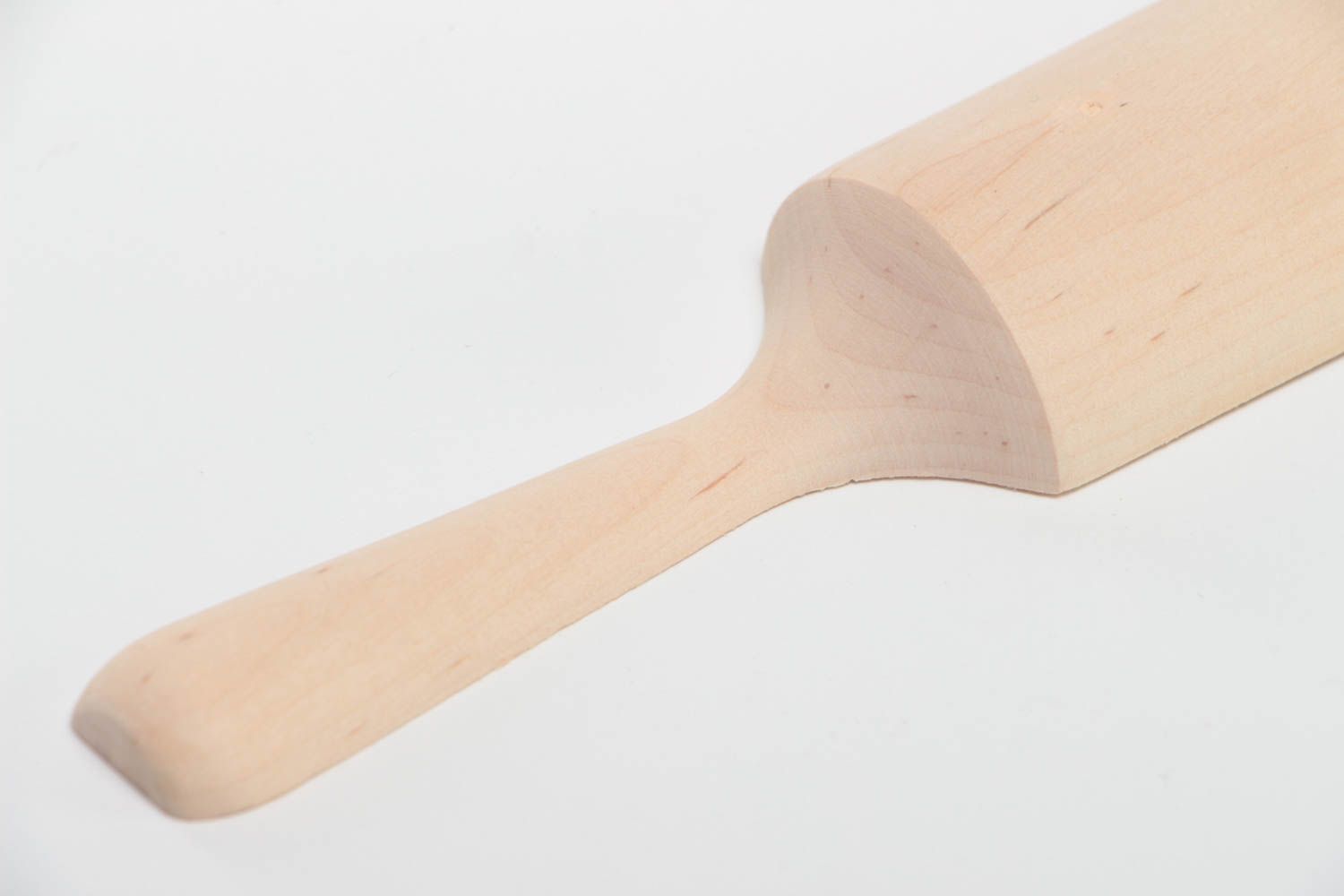 Pieza para manualidades hecha a mano rodillo de pino original para casa  foto 3