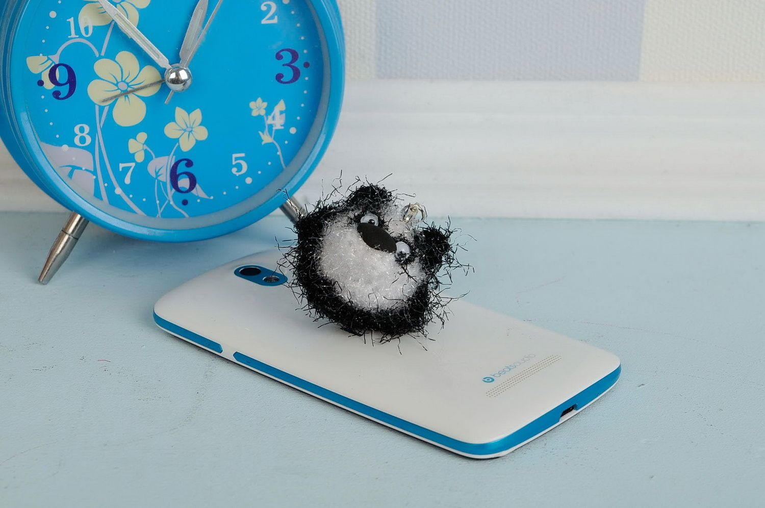 Chaveiro de crochê Panda foto 1