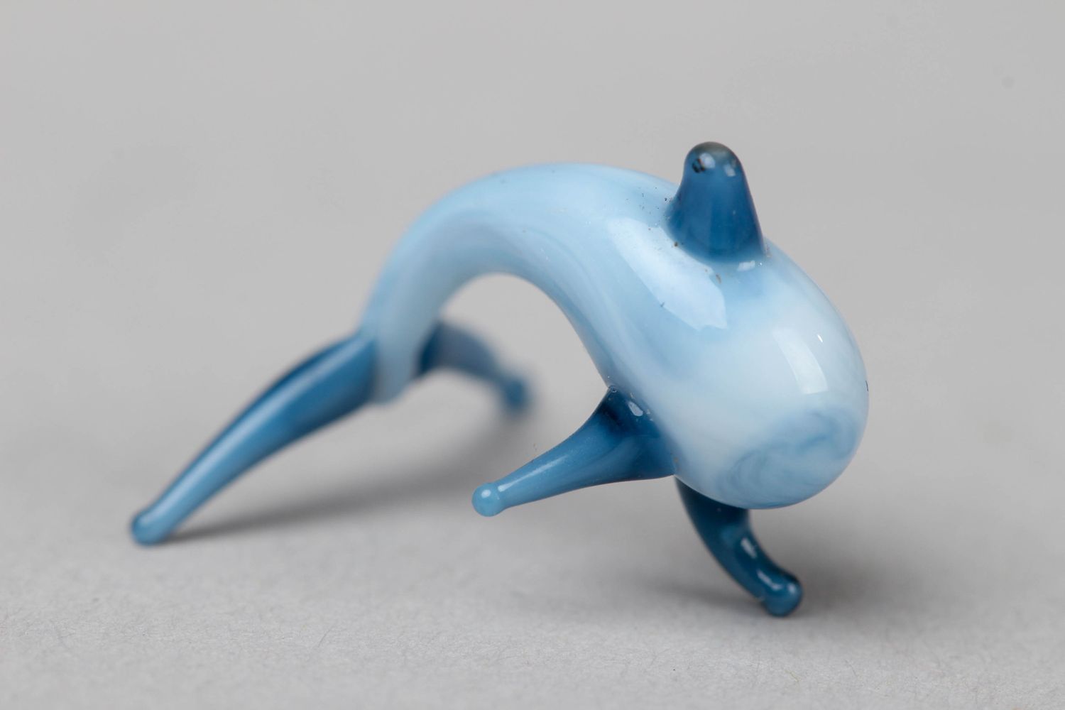 Figura de vidrio Delfín foto 1