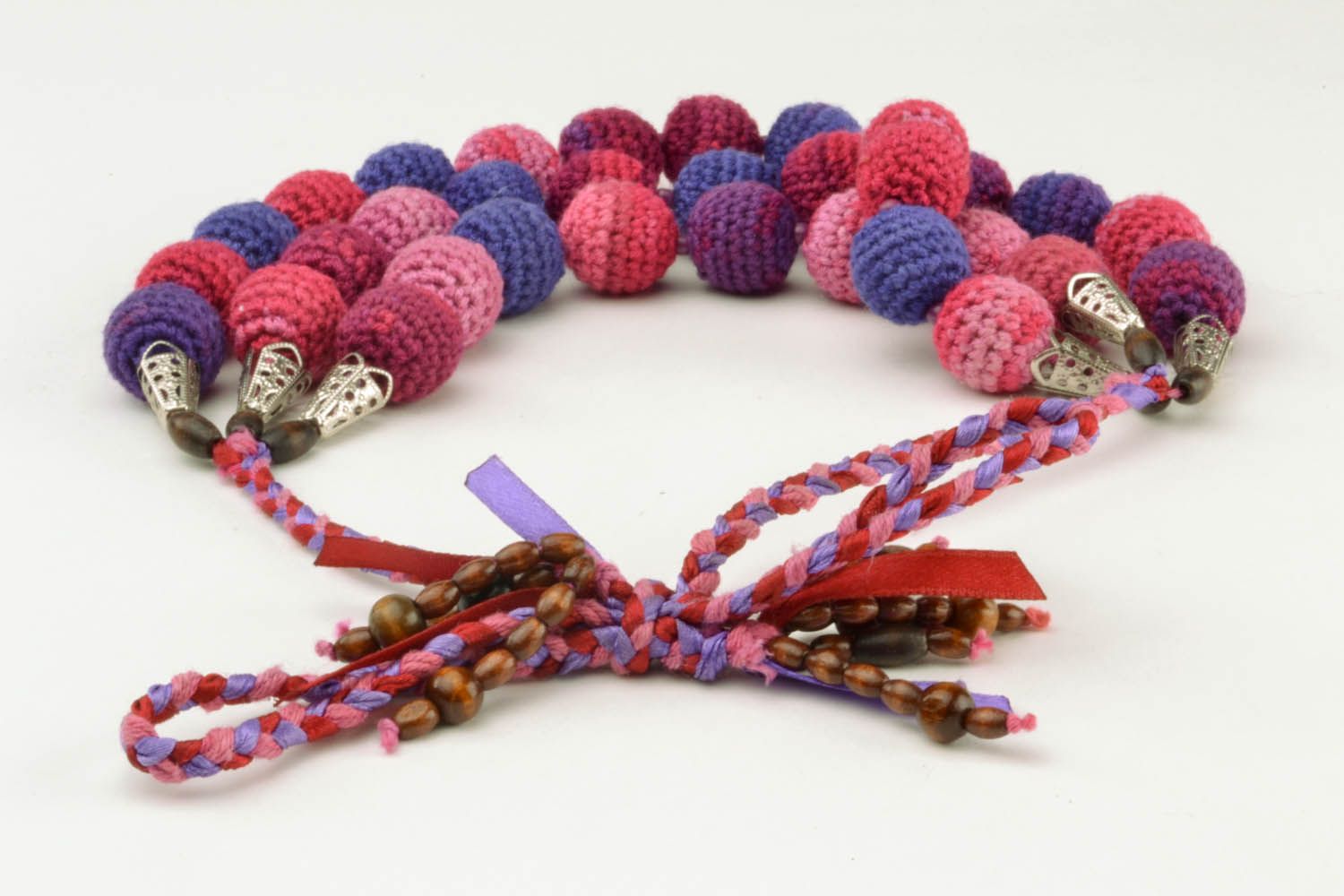 Homemade sling bead necklace photo 4