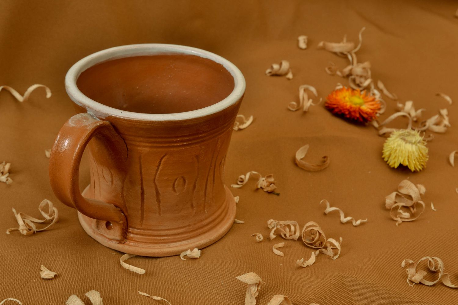 Keramischer Pokal aus Ton foto 1