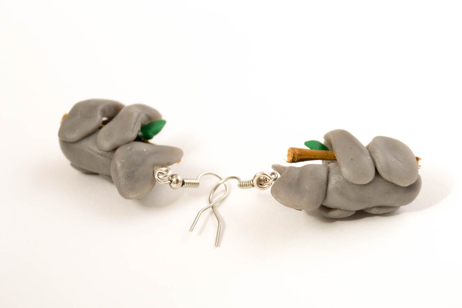 Handmade Ohrringe für Damen Schmuck Ohrhänger Polymer Clay Schmuck Koalas foto 2