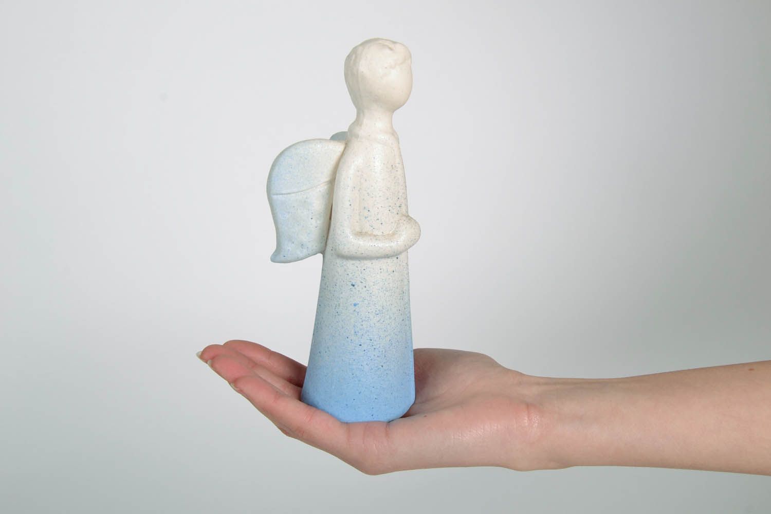 Homemade clay statuette Angel photo 2