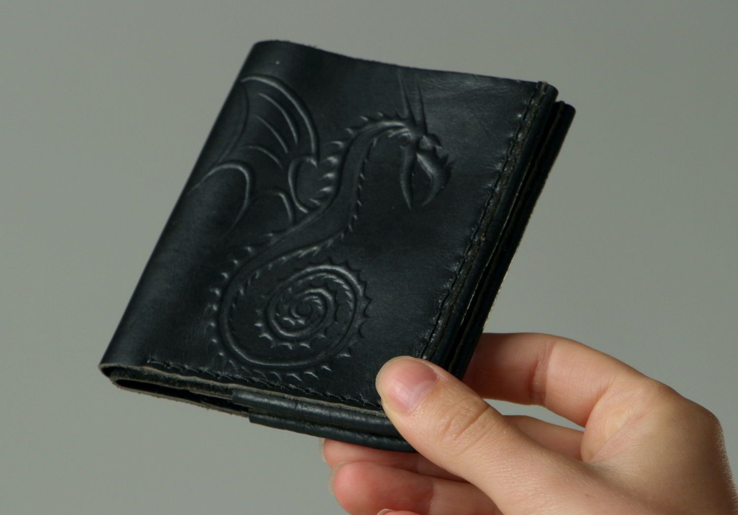 Portemonnaie aus Leder foto 4