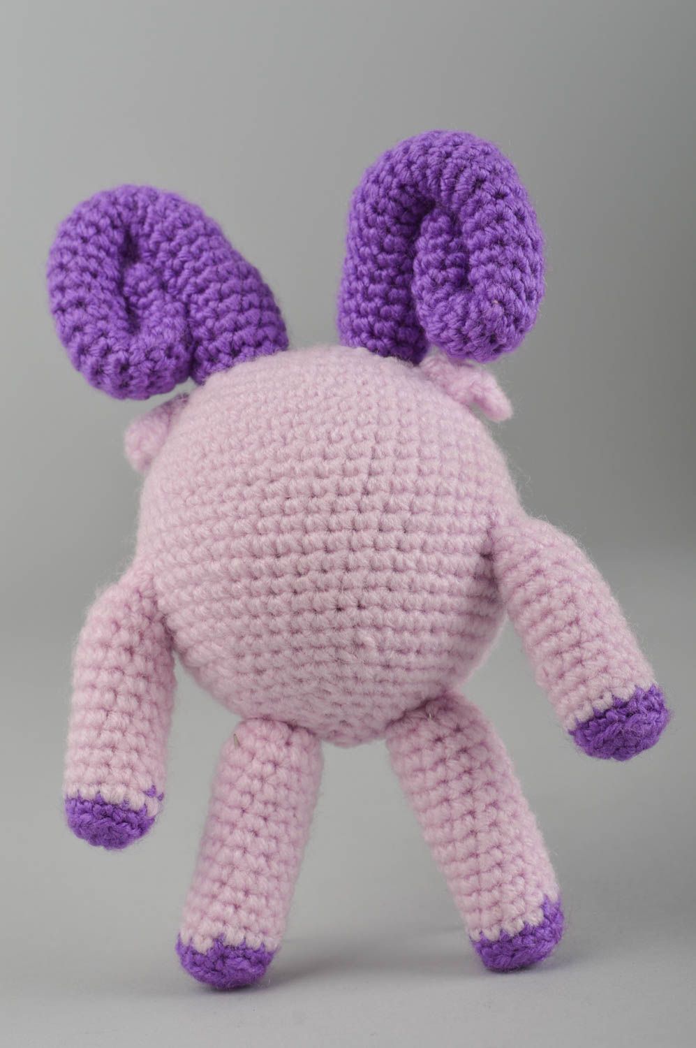 Muñeco de ganchillo juguete tejido a crochet hecho a mano regalo original foto 4