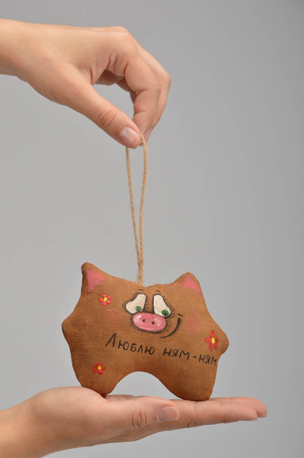 Handmade interior pendant fabric wall hanging soft toy funny home decorations photo 3