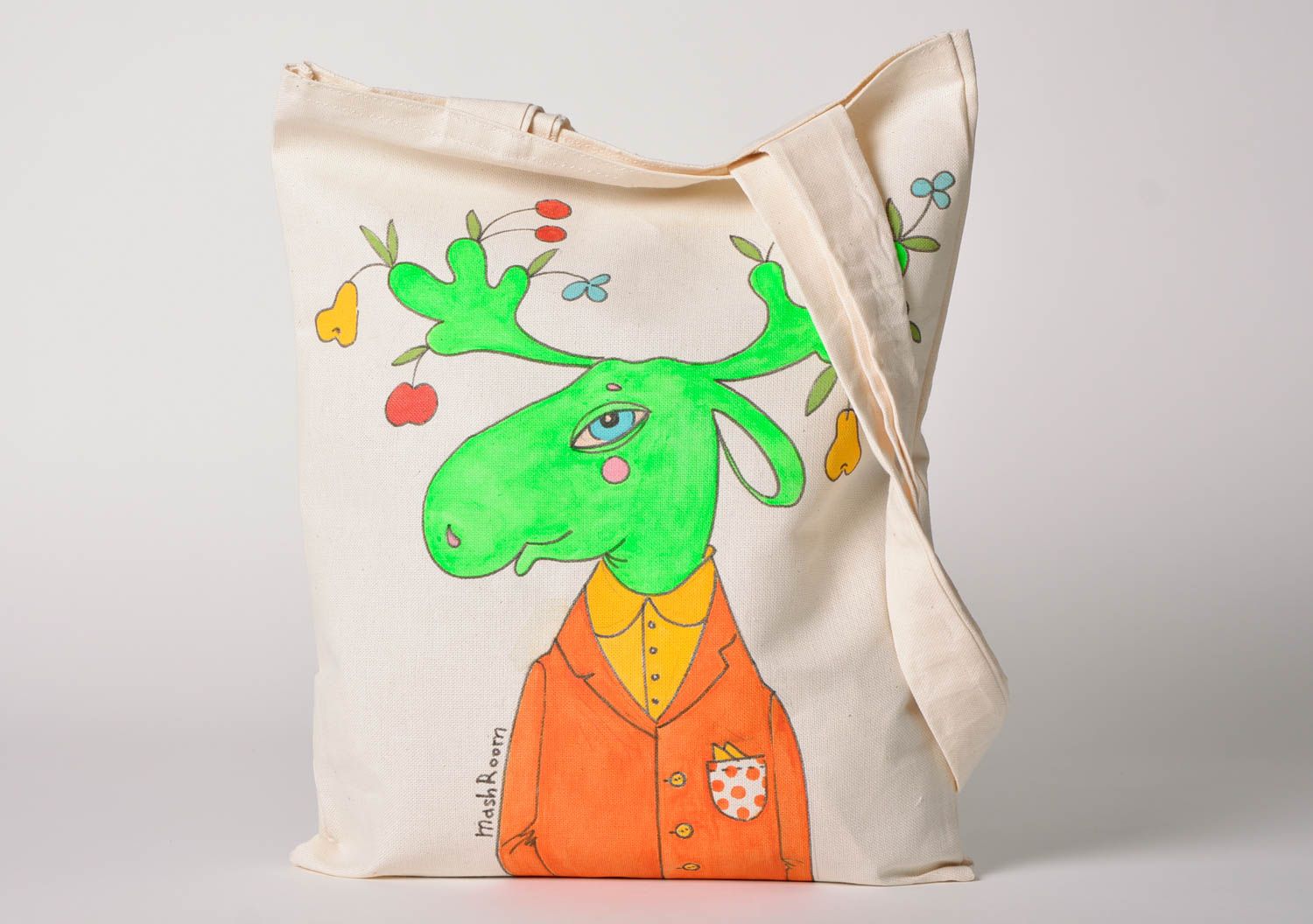 Handmade Stoff Tragetasche Designer Tasche Damen Accessoire Stoff Tasche hübsch foto 1