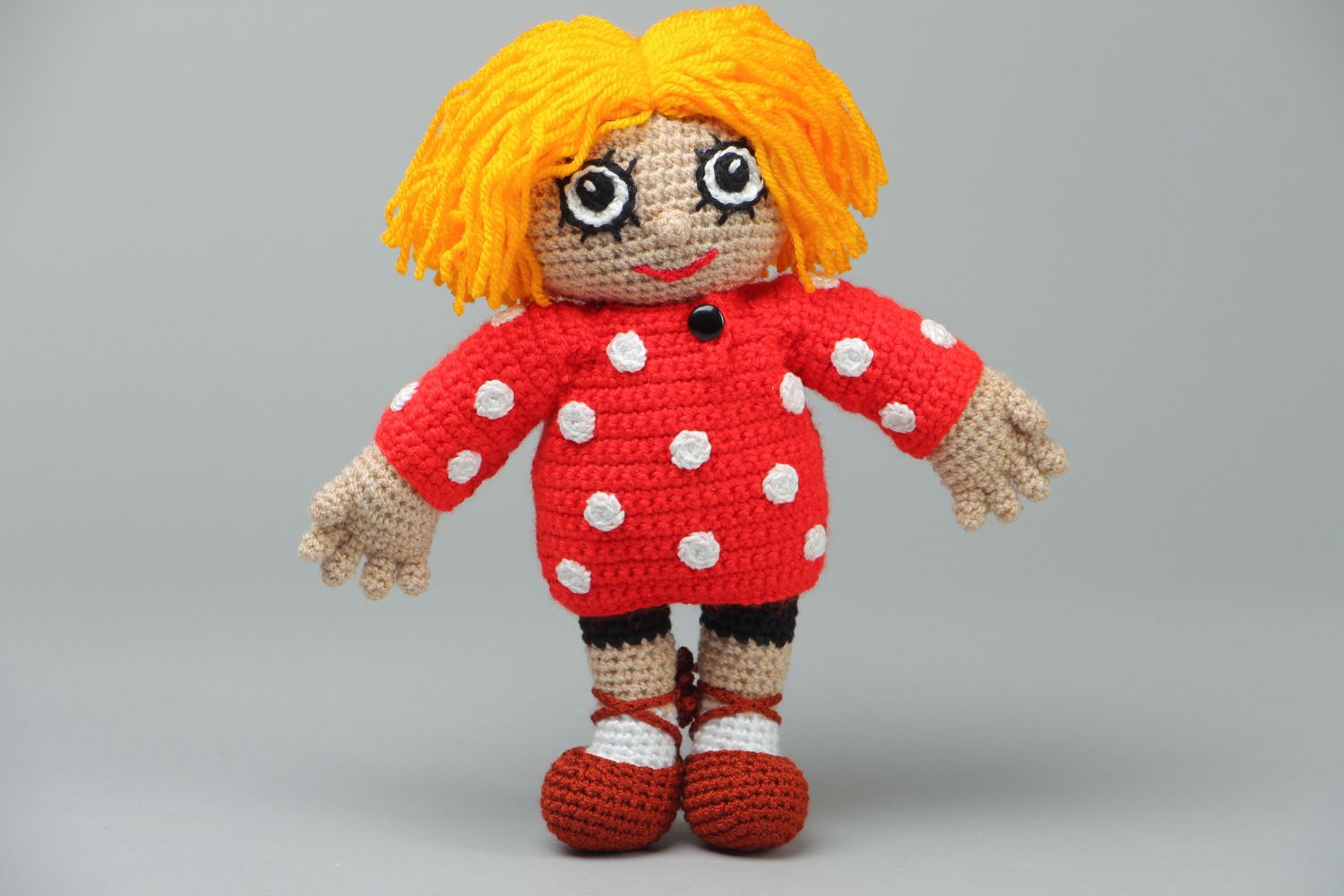 Soft crochet toy Brownie Kuzia photo 1