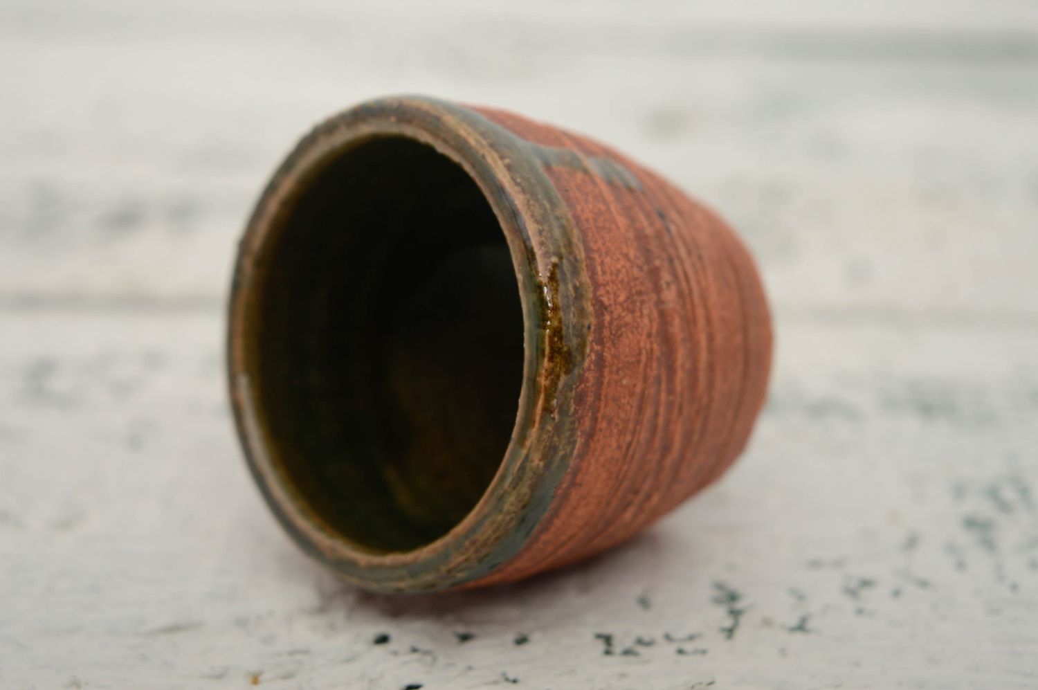 Copa cerámica cubierta con barniz 80ml foto 4