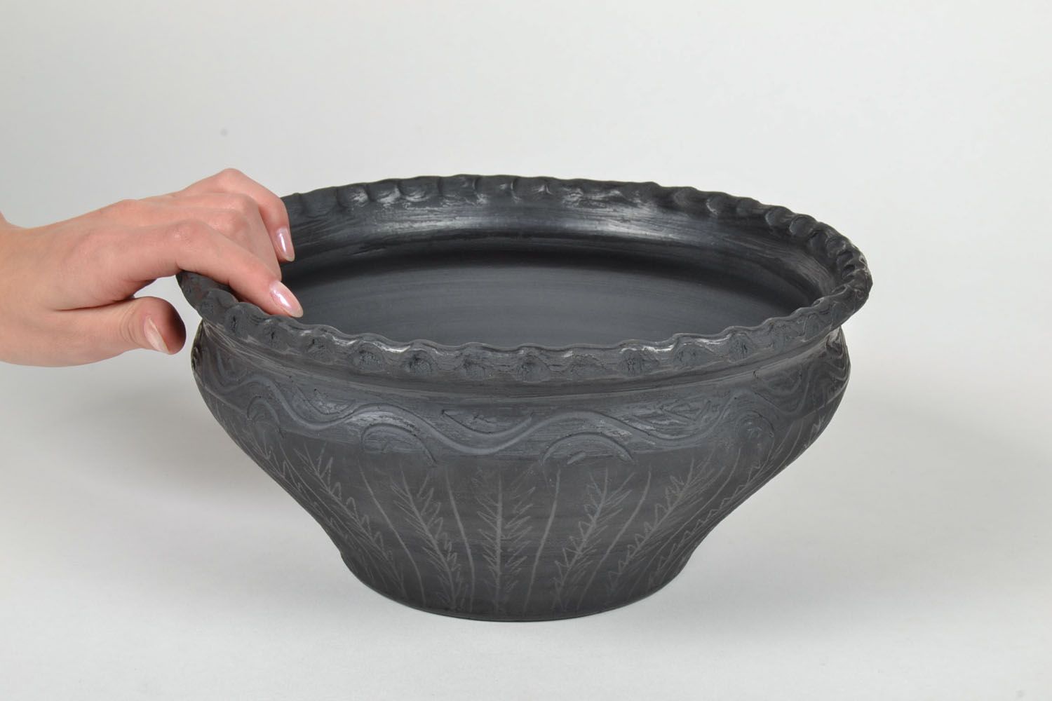 Ceramic bowl with pattern photo 5