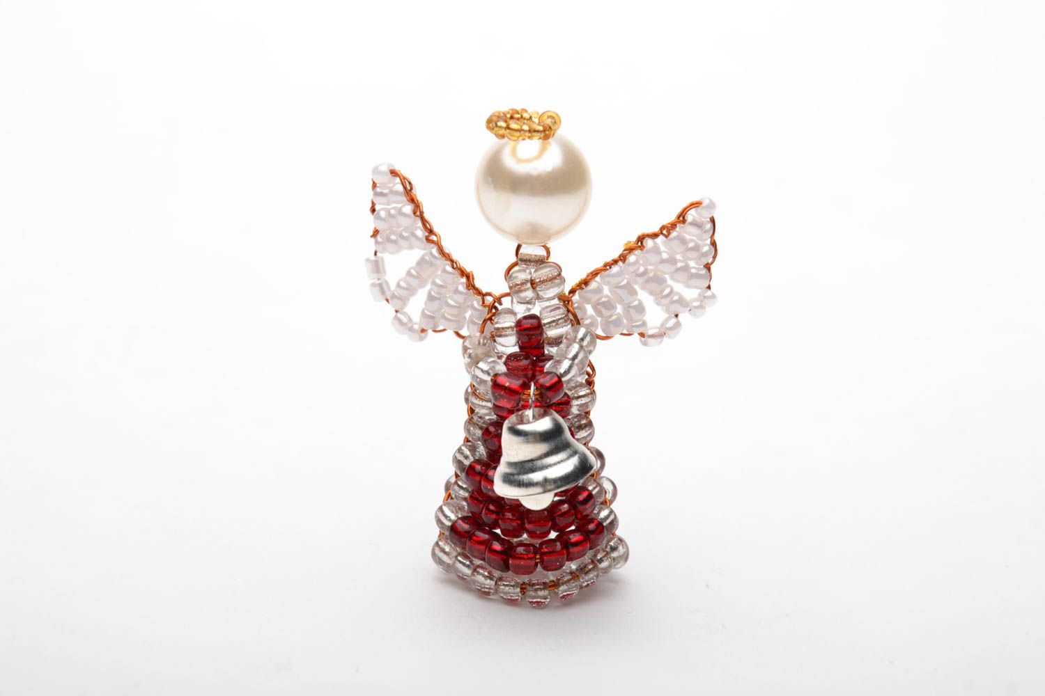Perlenfigur Engel aus Glasperlen foto 3
