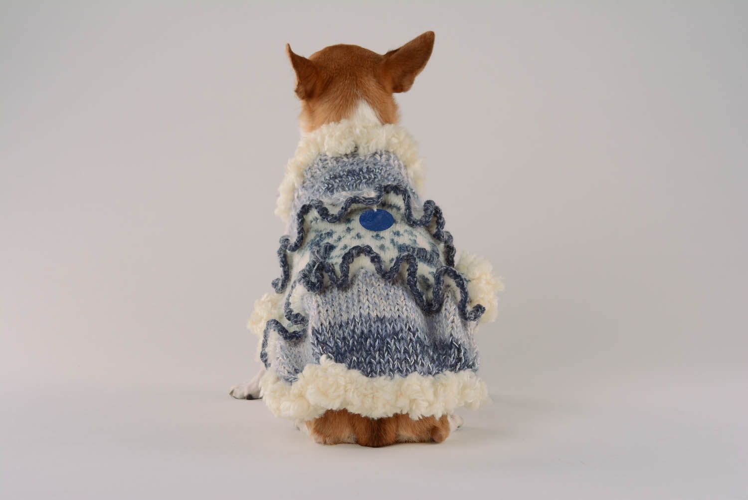 Robe pour chien en laine et mohair Conte hivernal photo 5