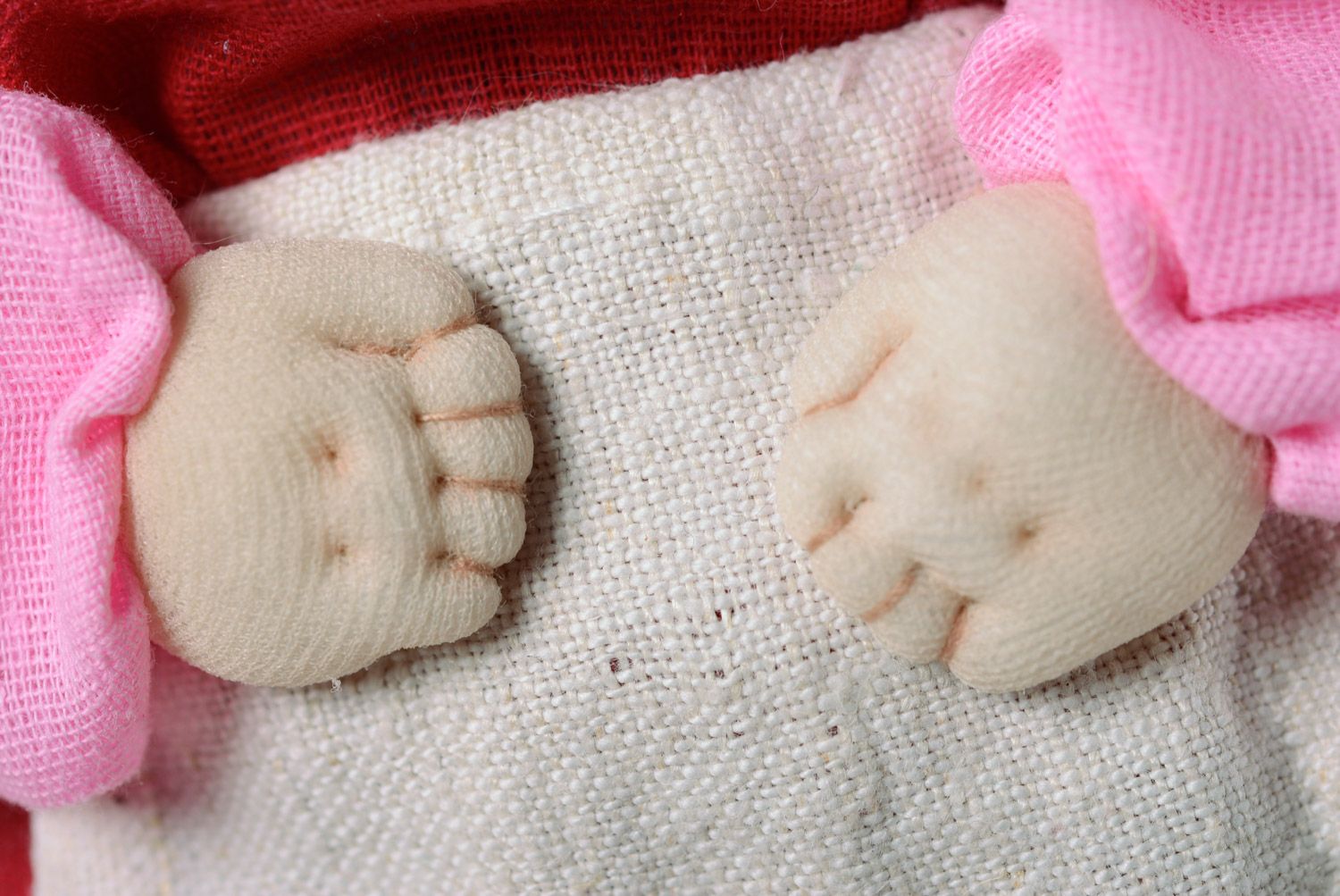 Muñeca de tela de caprón amuleto para casa bonita artesanal Ama de casa foto 3