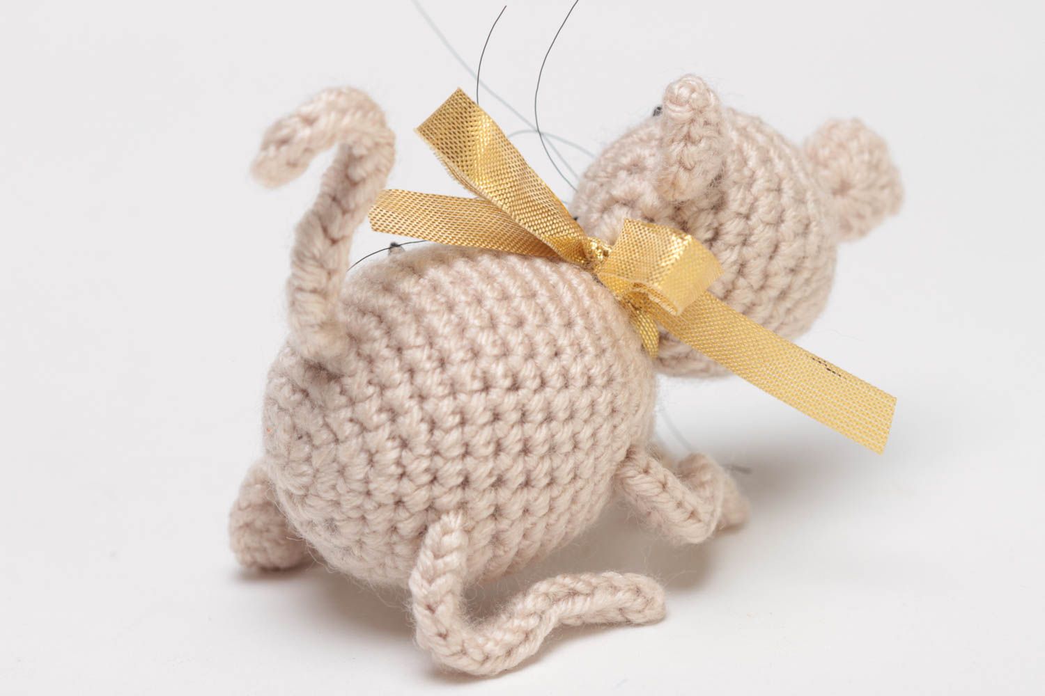 Beautiful handmade designer crochet soft toy for home decor Kitty photo 4