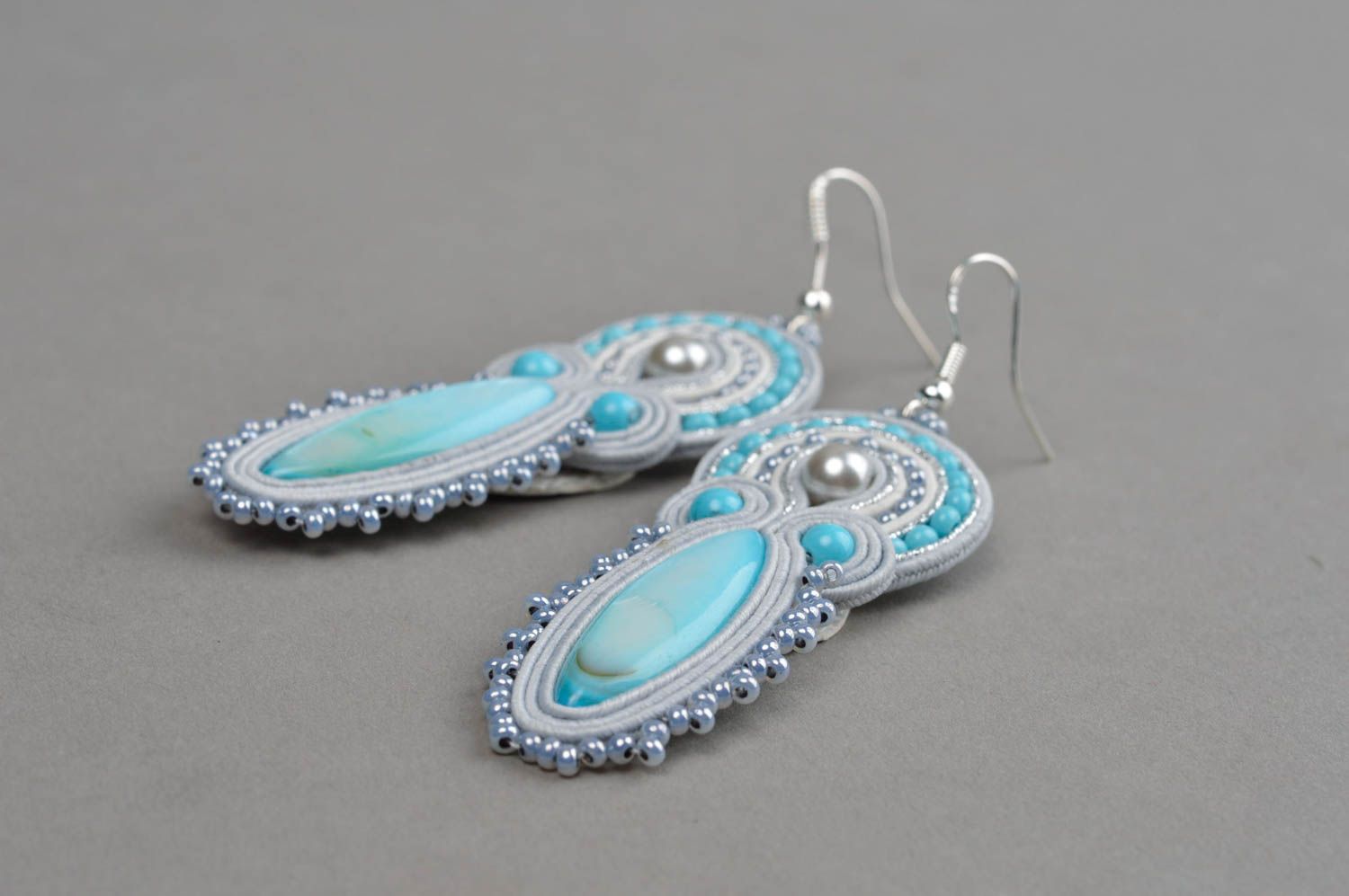 Earrings for women handmade earrings soutache jewelry gift ideas for women photo 3