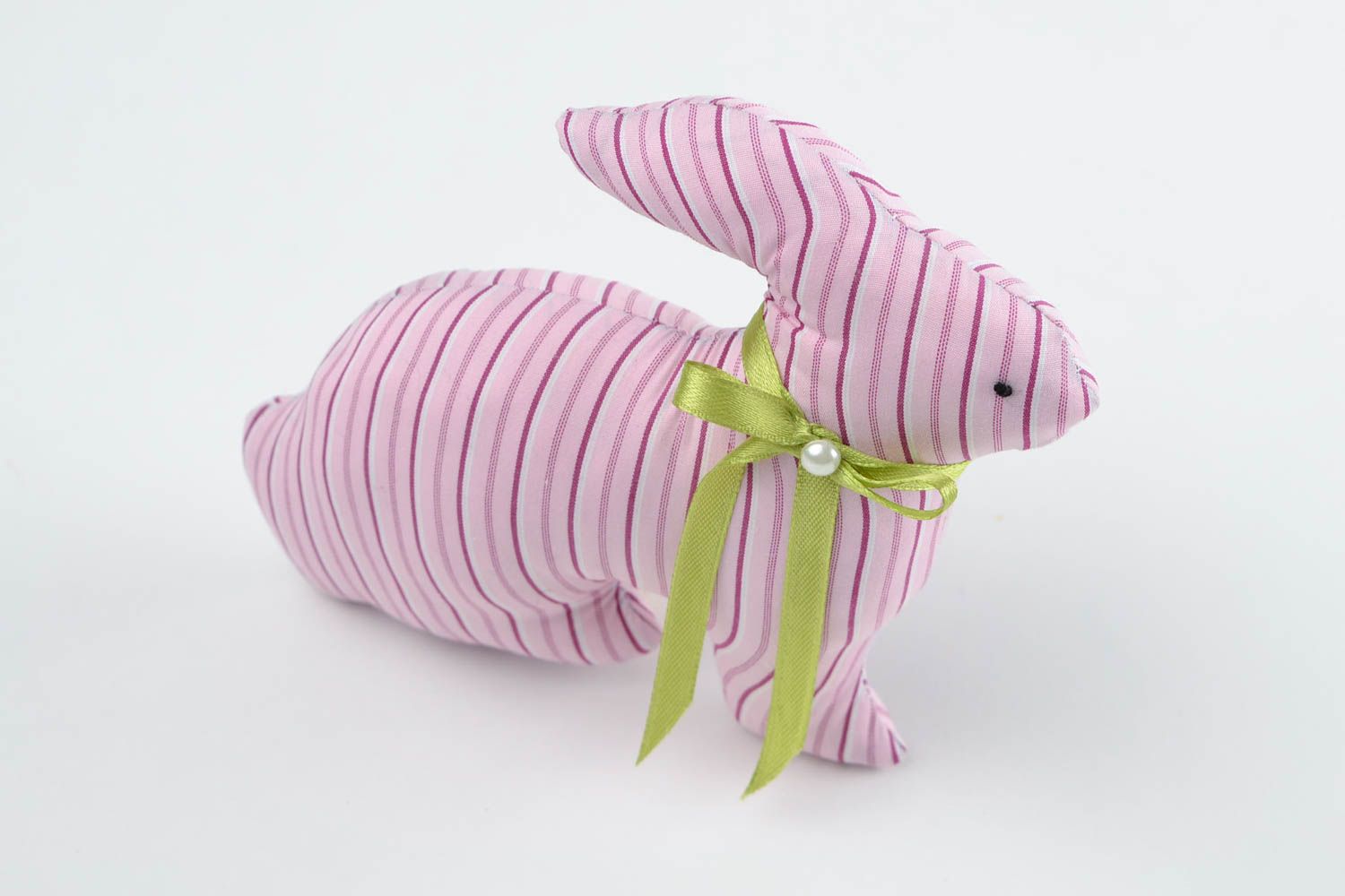 Пасхальный кролик ручной работы подарок на Пасху интерьерная игрушка для дома фото 4