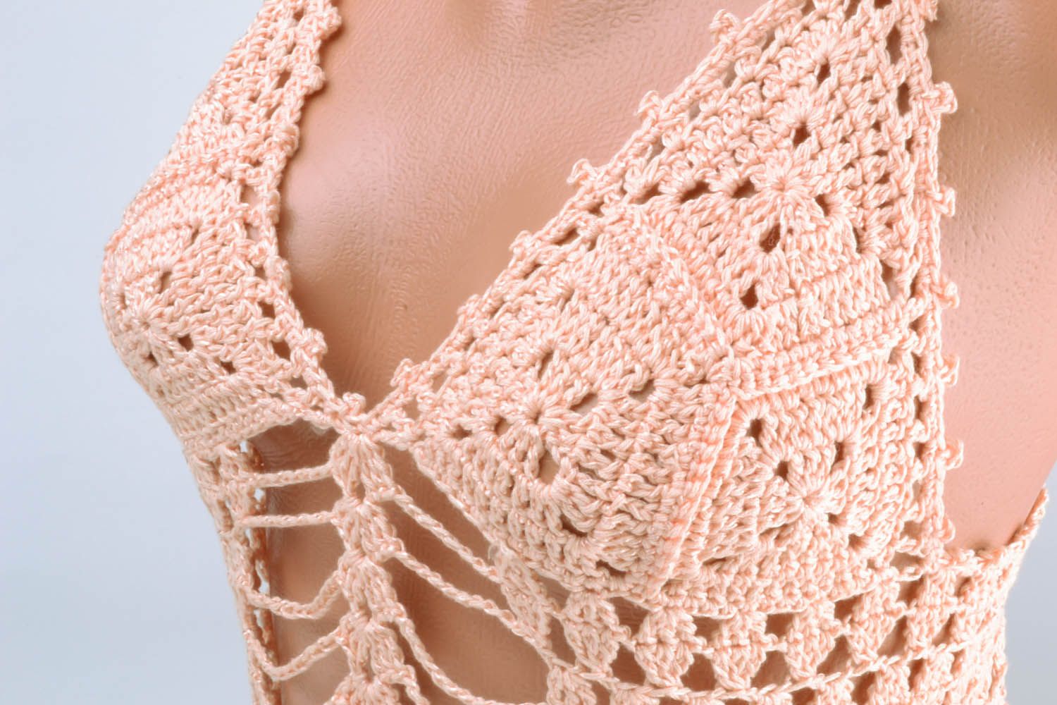 Pink lacy top photo 4