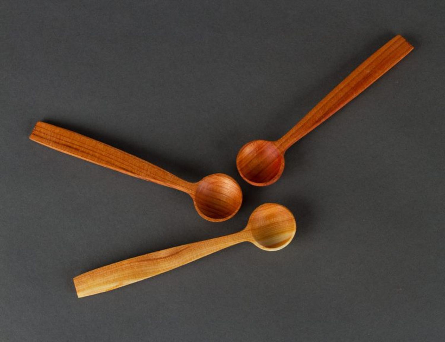 Wooden spoon for salt photo 3