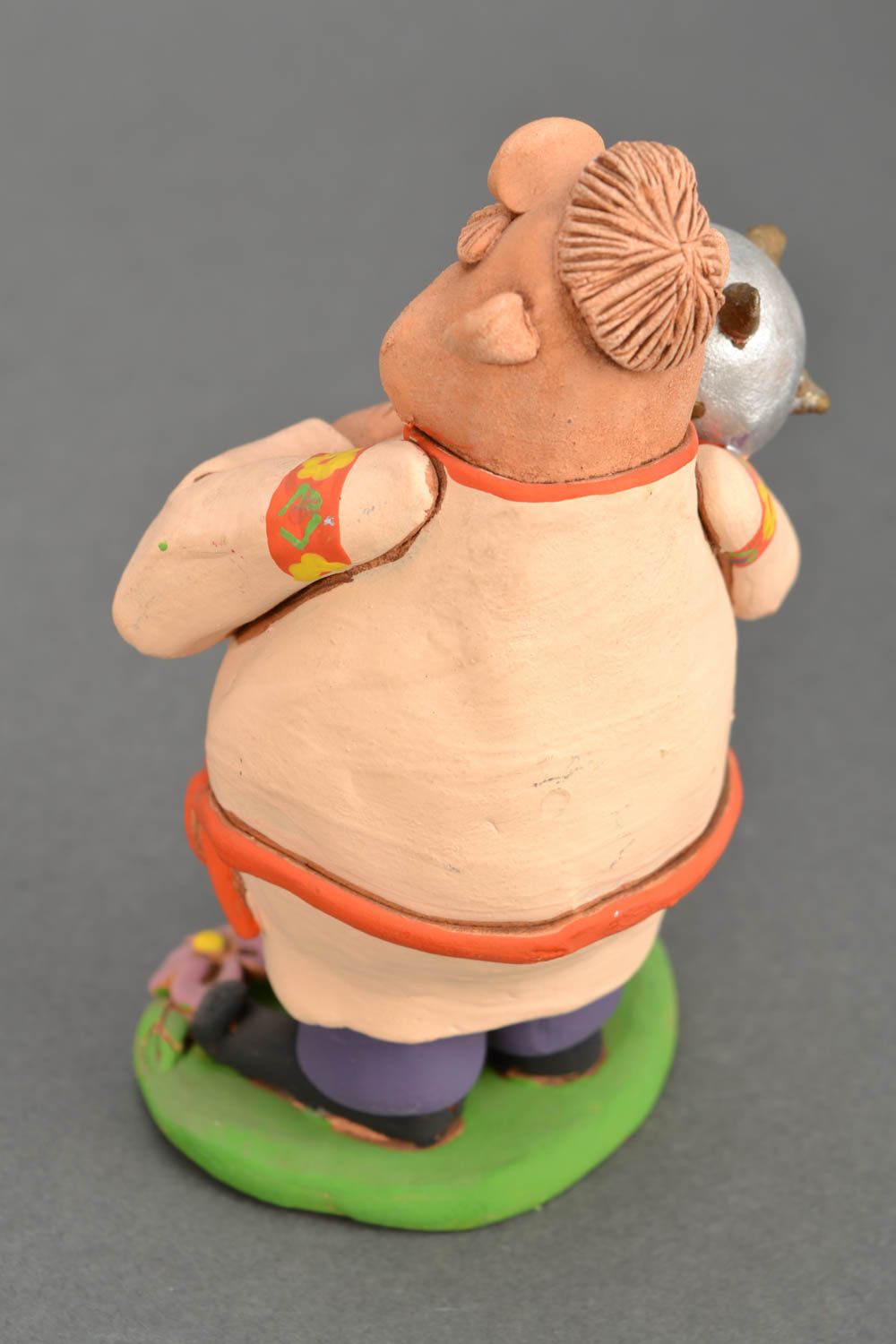 Ceramic figurine Cossack with Mace photo 5