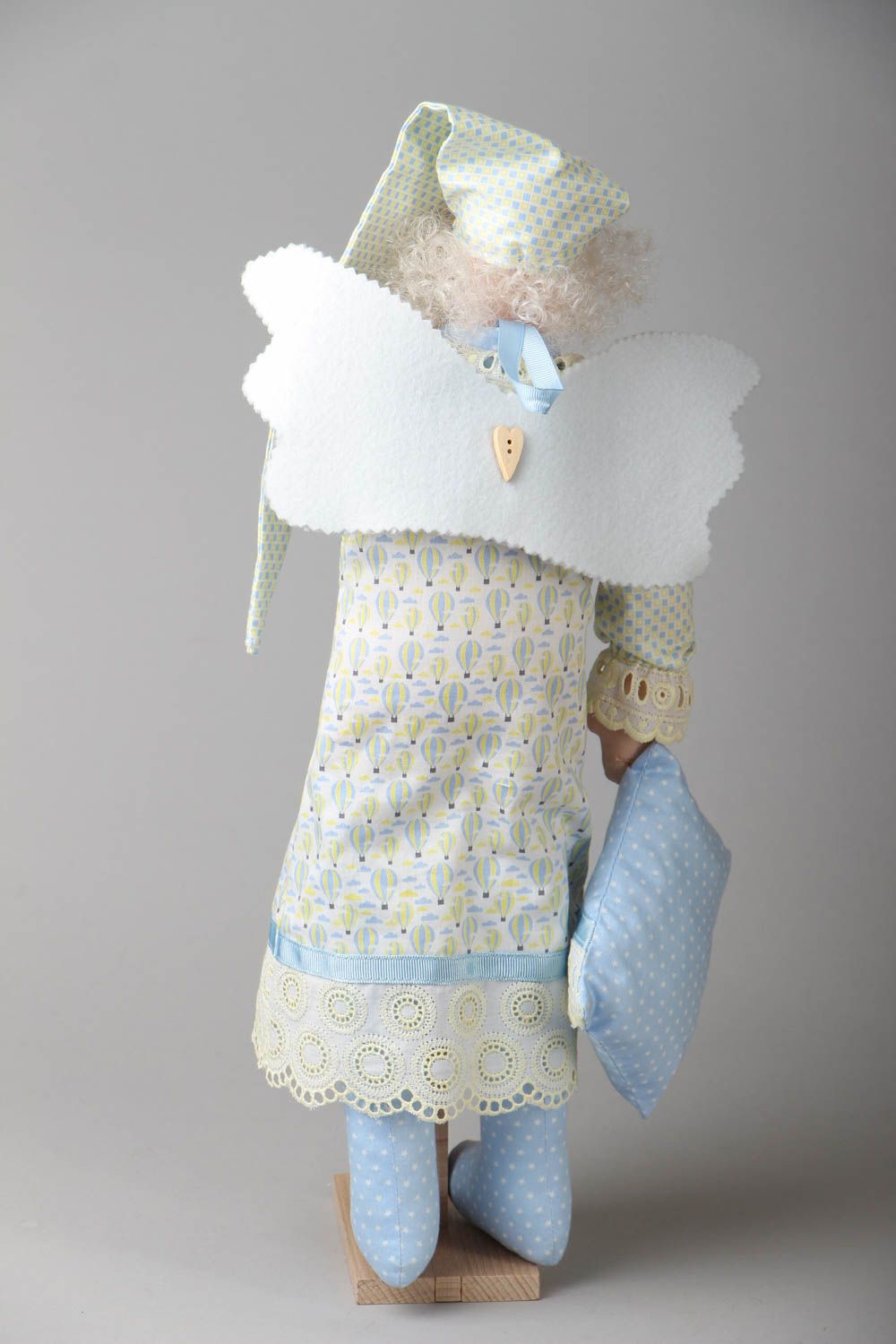 Peluche décorative en coton poupée Ange de sommeil photo 3