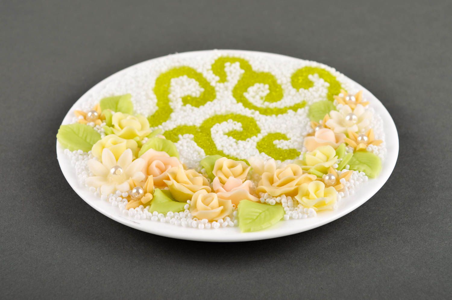 Wedding dish handmade plate for wedding decor wedding gift decorative use only photo 4