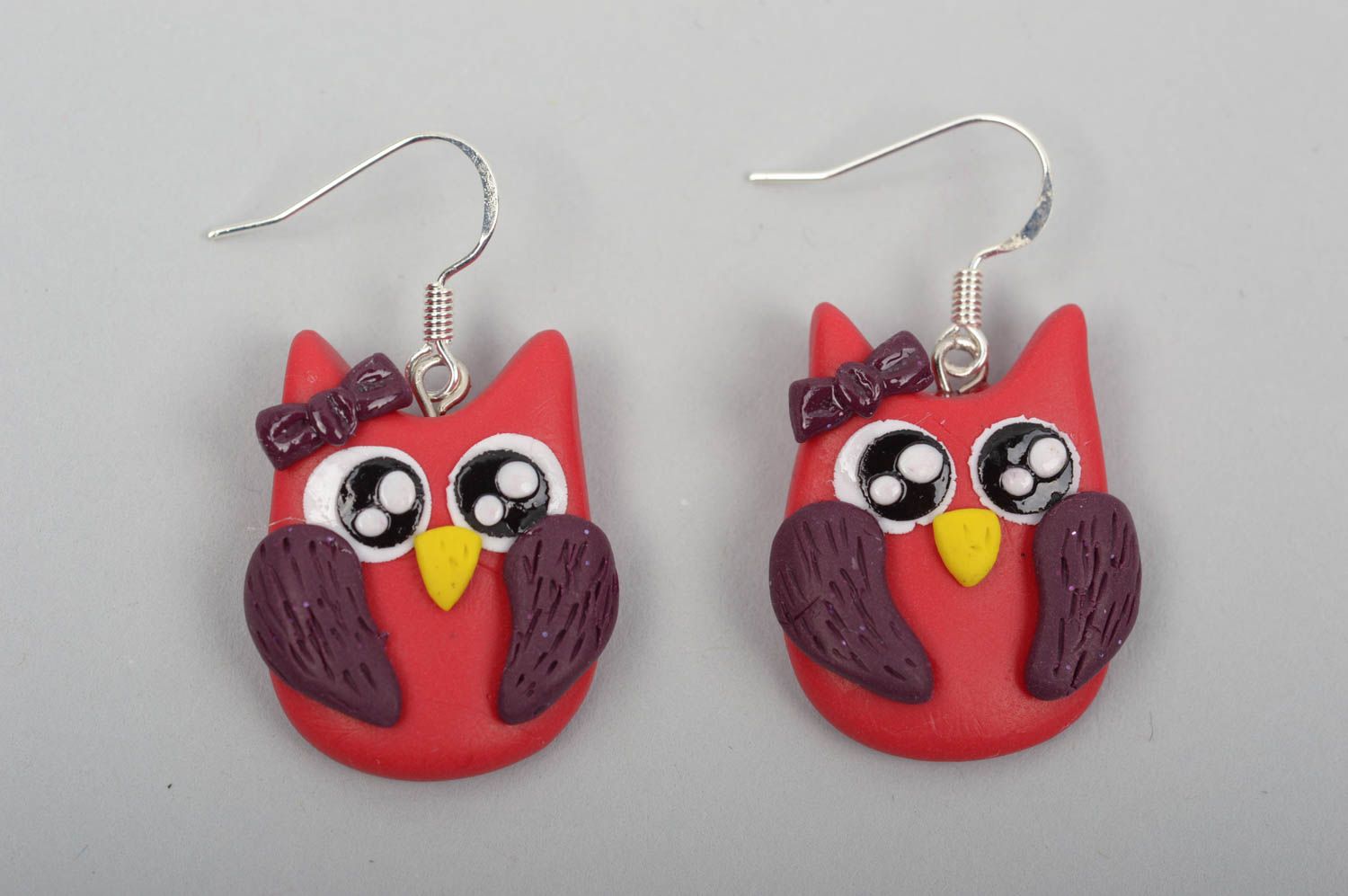 Handmade jewelry dangling earrings kids accessories gift ideas for girl photo 1