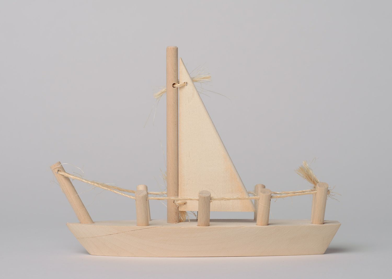 Wooden toy ship  photo 1