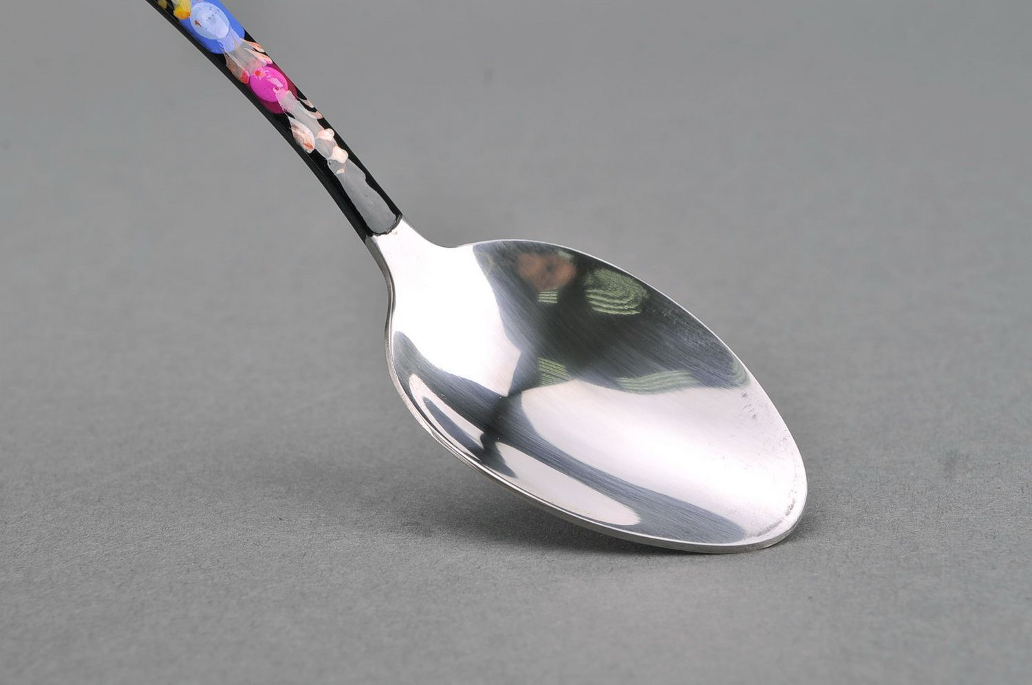 Tea spoon with painting photo 2