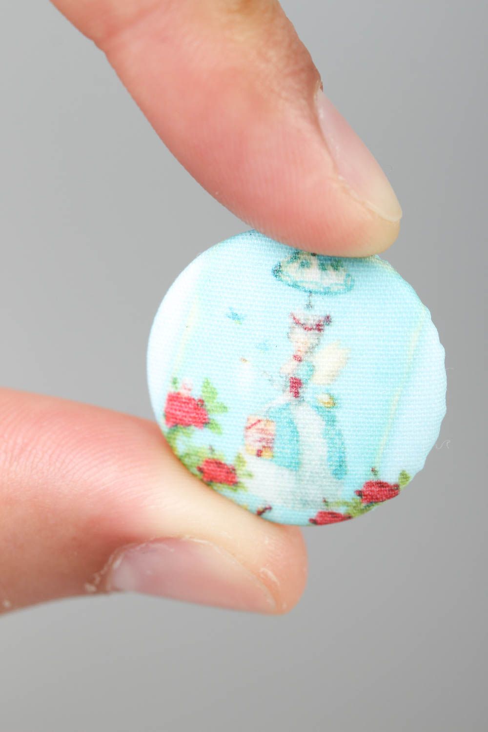 Botón para manualidades artesanal accesorio para ropa botón bonito de plástico foto 5
