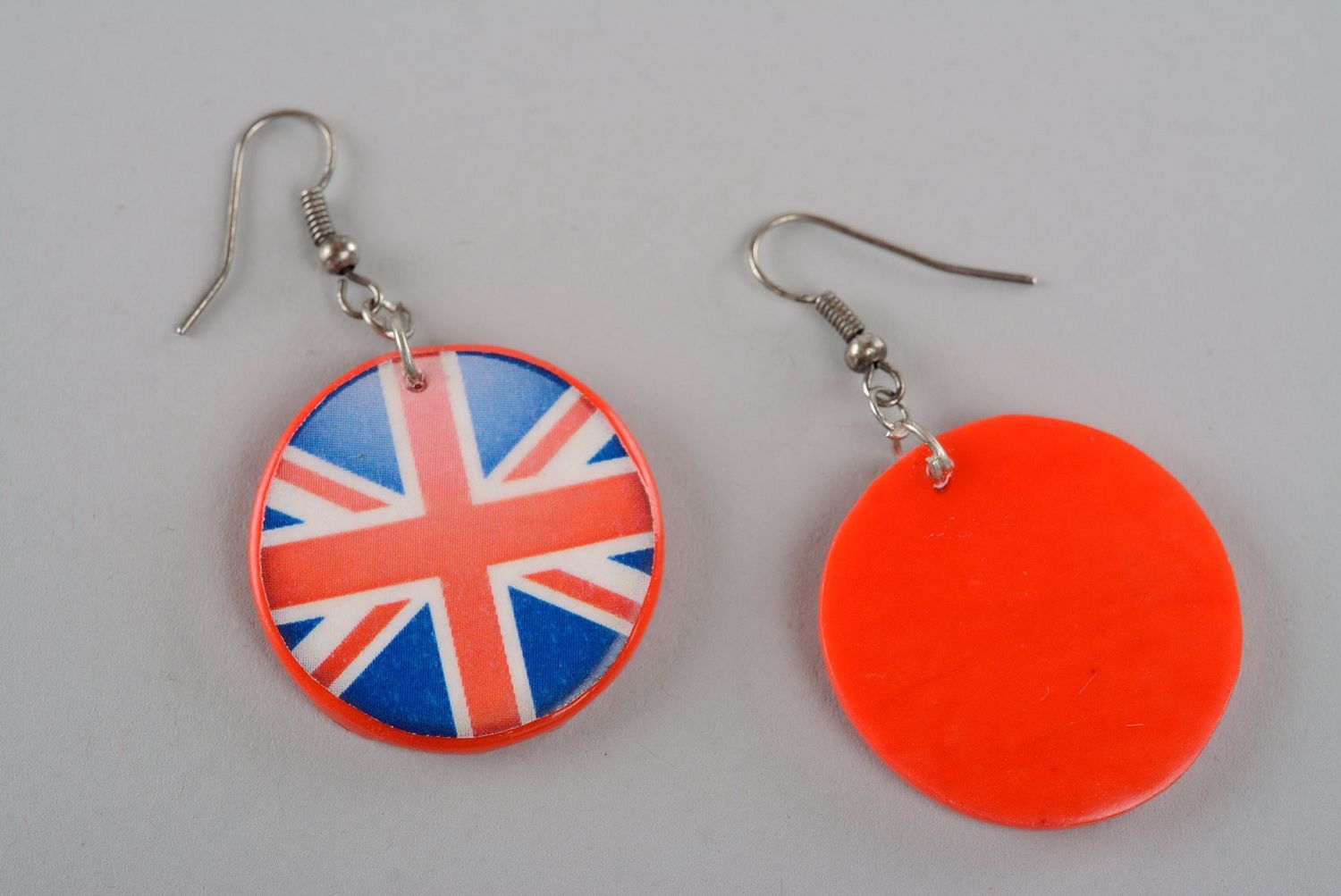 Earrings made ​​of polymer clay photo 4
