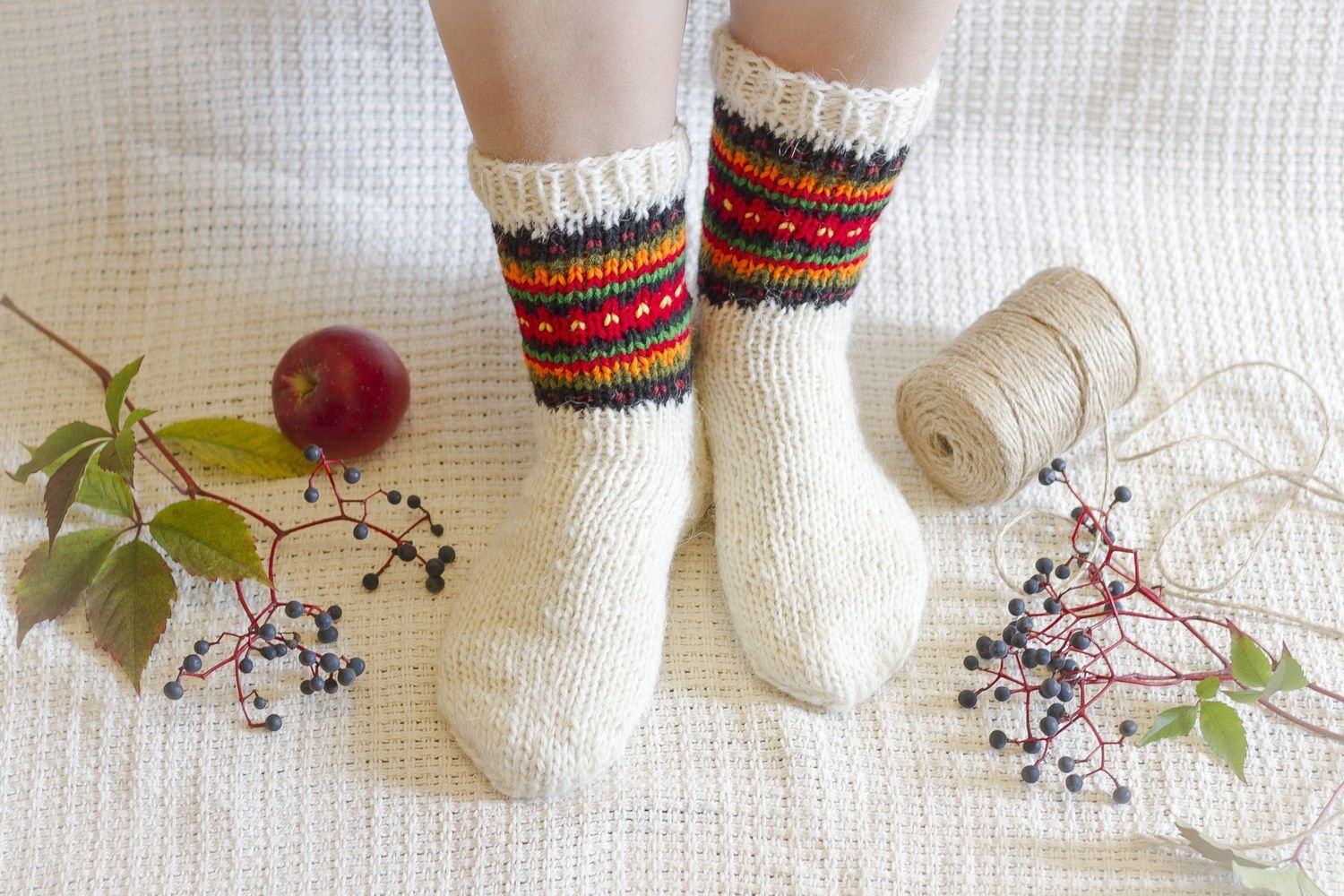 Wool women's socks photo 1