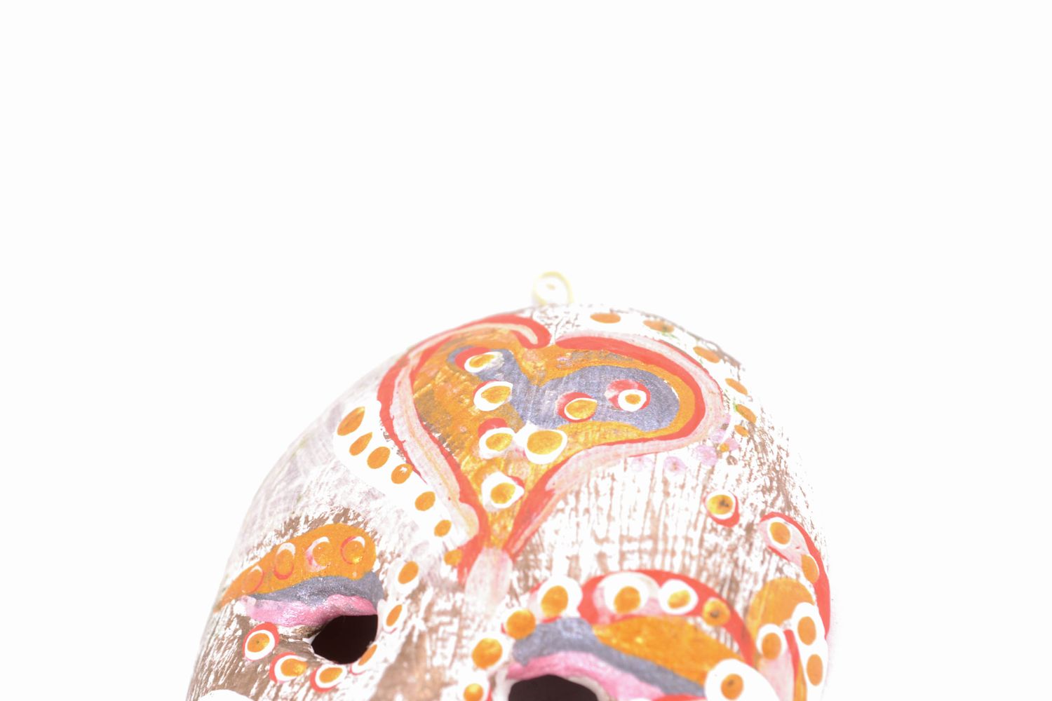 Multi-colored home interior pendant carnival mask photo 3