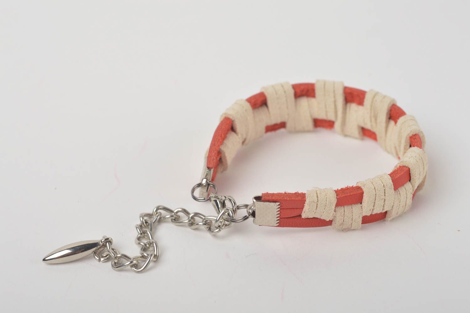 Armband Leder Damen Geschenk für Frau Armband eng handmade Designer Schmuck foto 5