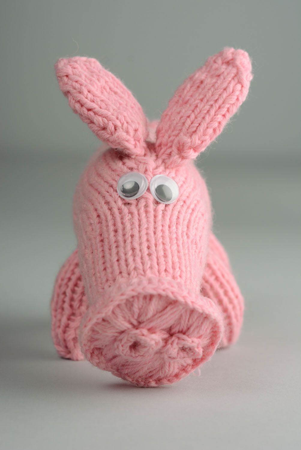 Homemade crochet toy Pig photo 2