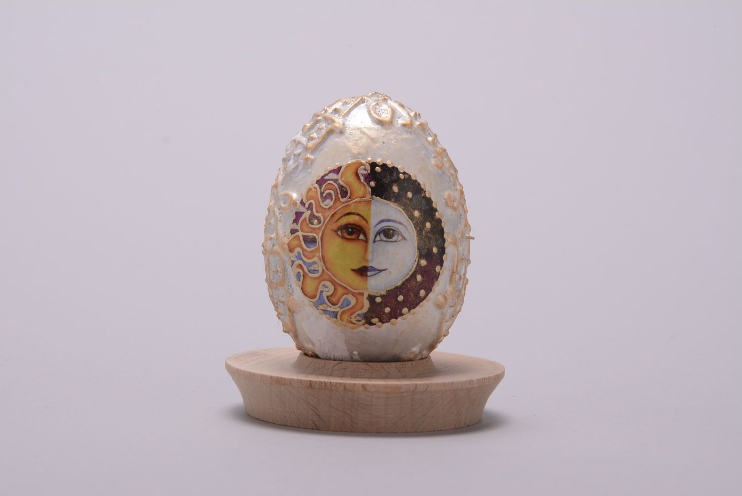 Uovo decorato a mano decorazione pasquale dipinto originale uovo decorativo  foto 7