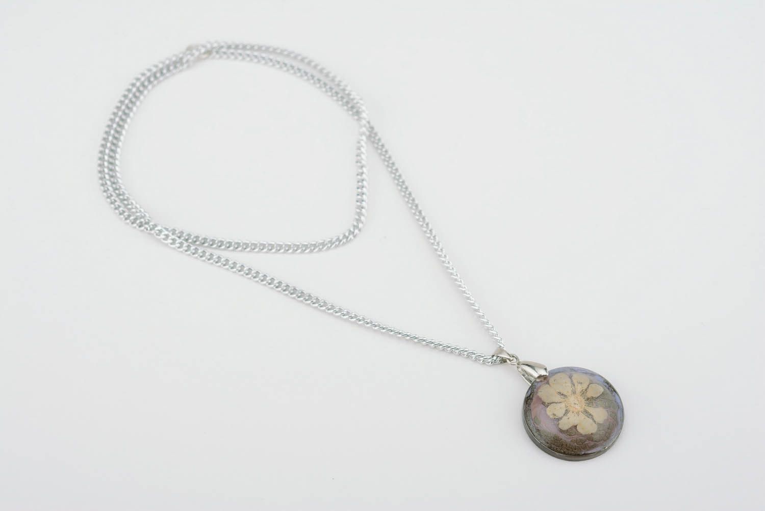 Pendant with chain Apricot  photo 5