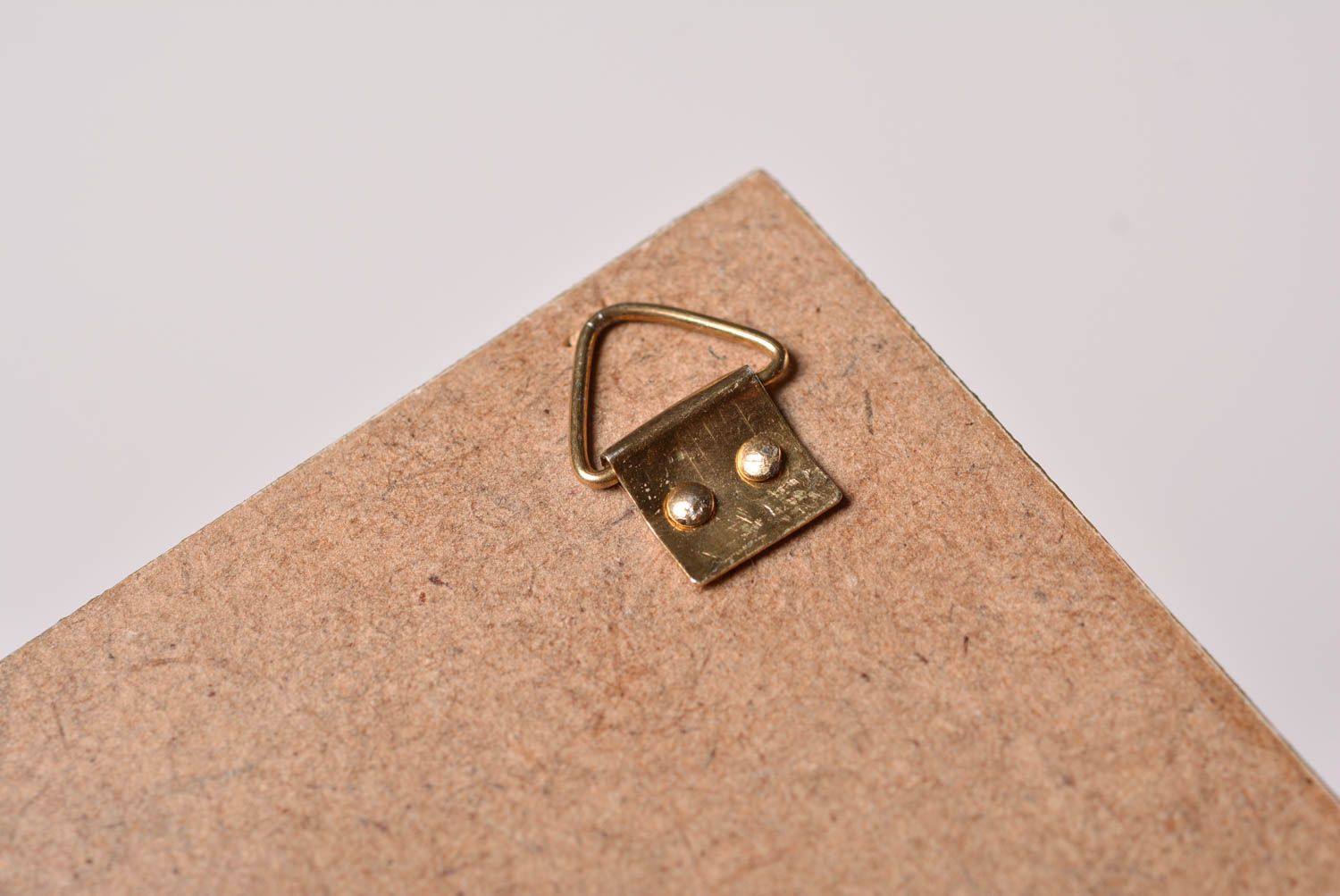 Square wall handmade key holder made of MDF with decoupage home decor ideas photo 3