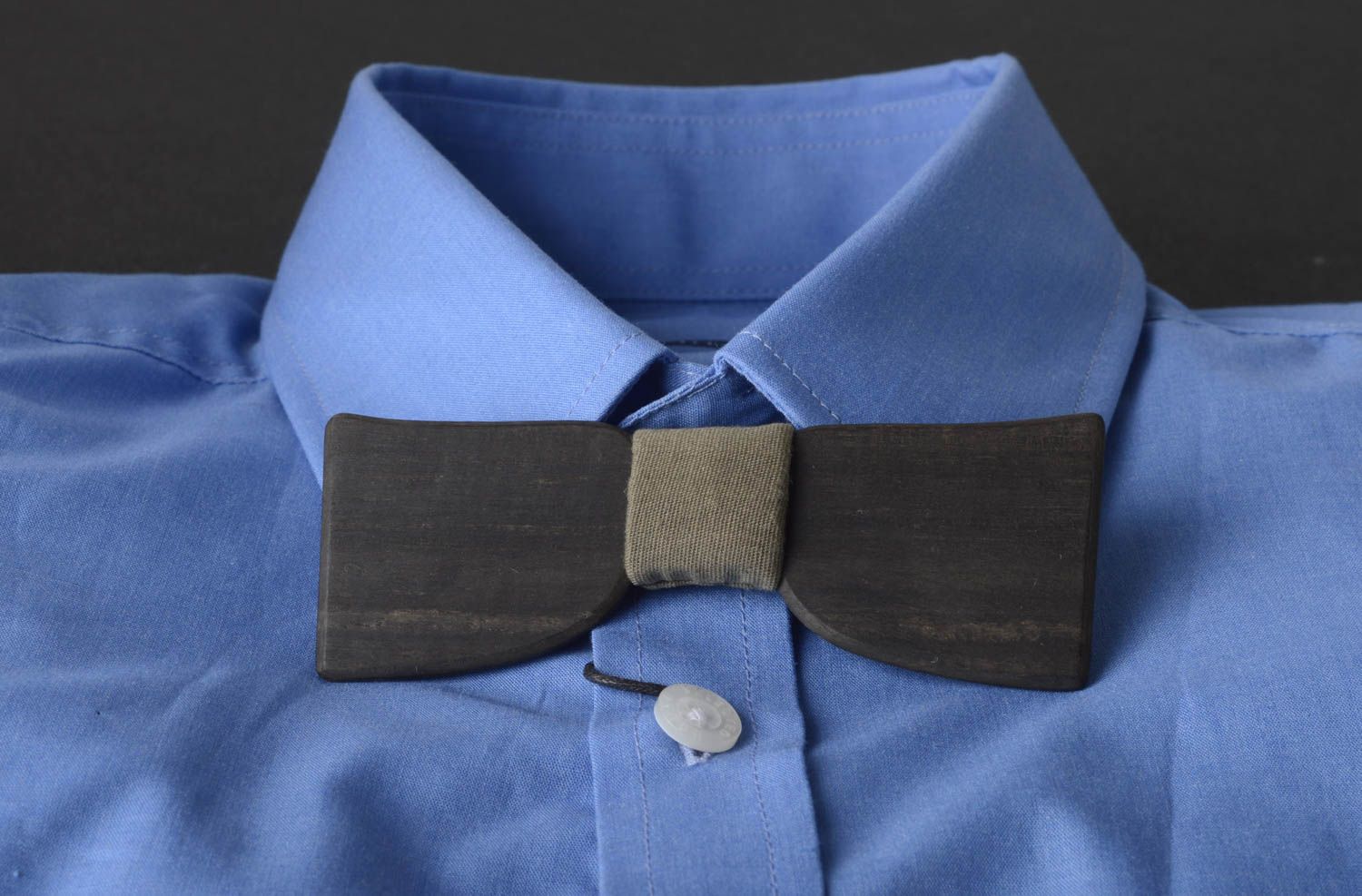 Pajarita moderna hecha a mano inusual accesorio para hombre corbata de moño  foto 5