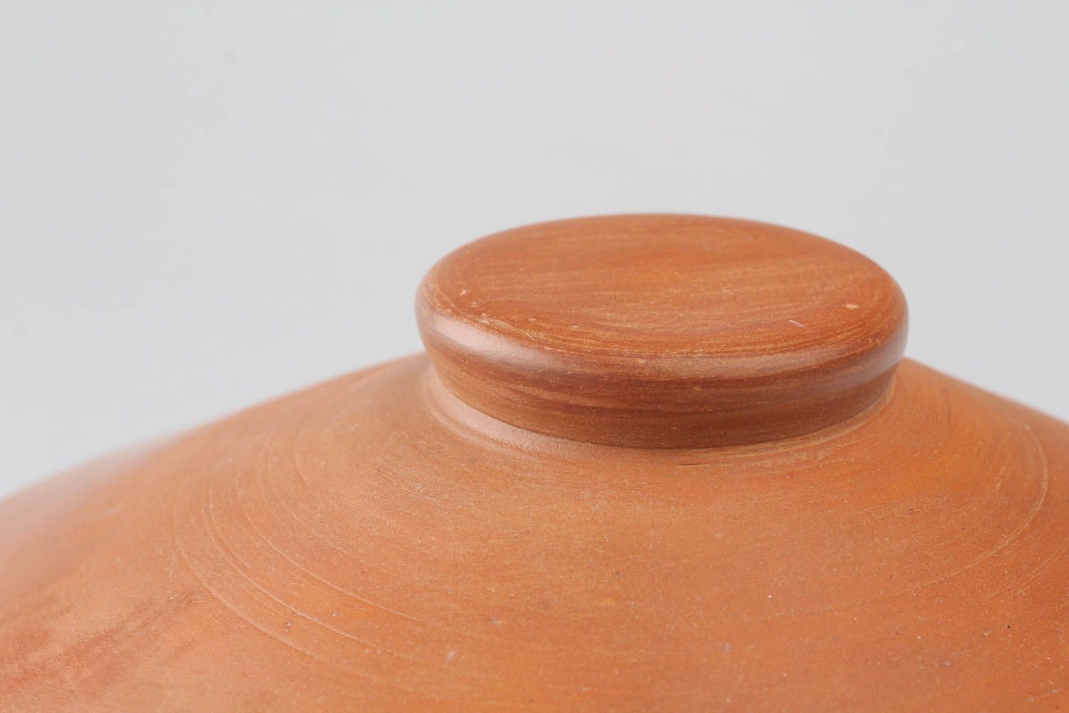 Tampa de argila feita à mão louça de cerâmica decorativa artesanal foto 4