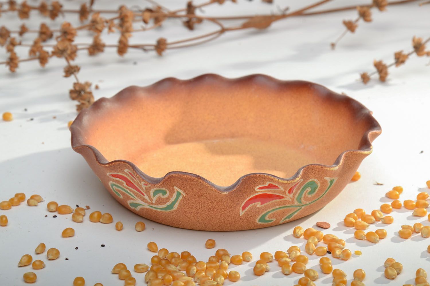 Clay bowl for varenyky photo 1