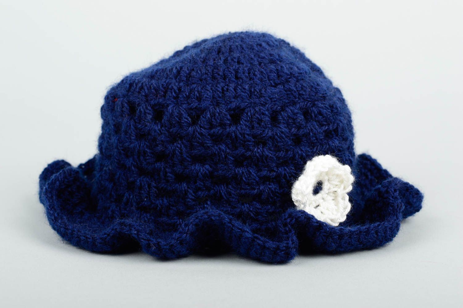 Unusual handmade crochet hat for kids head accessories for girls crochet ideas photo 1