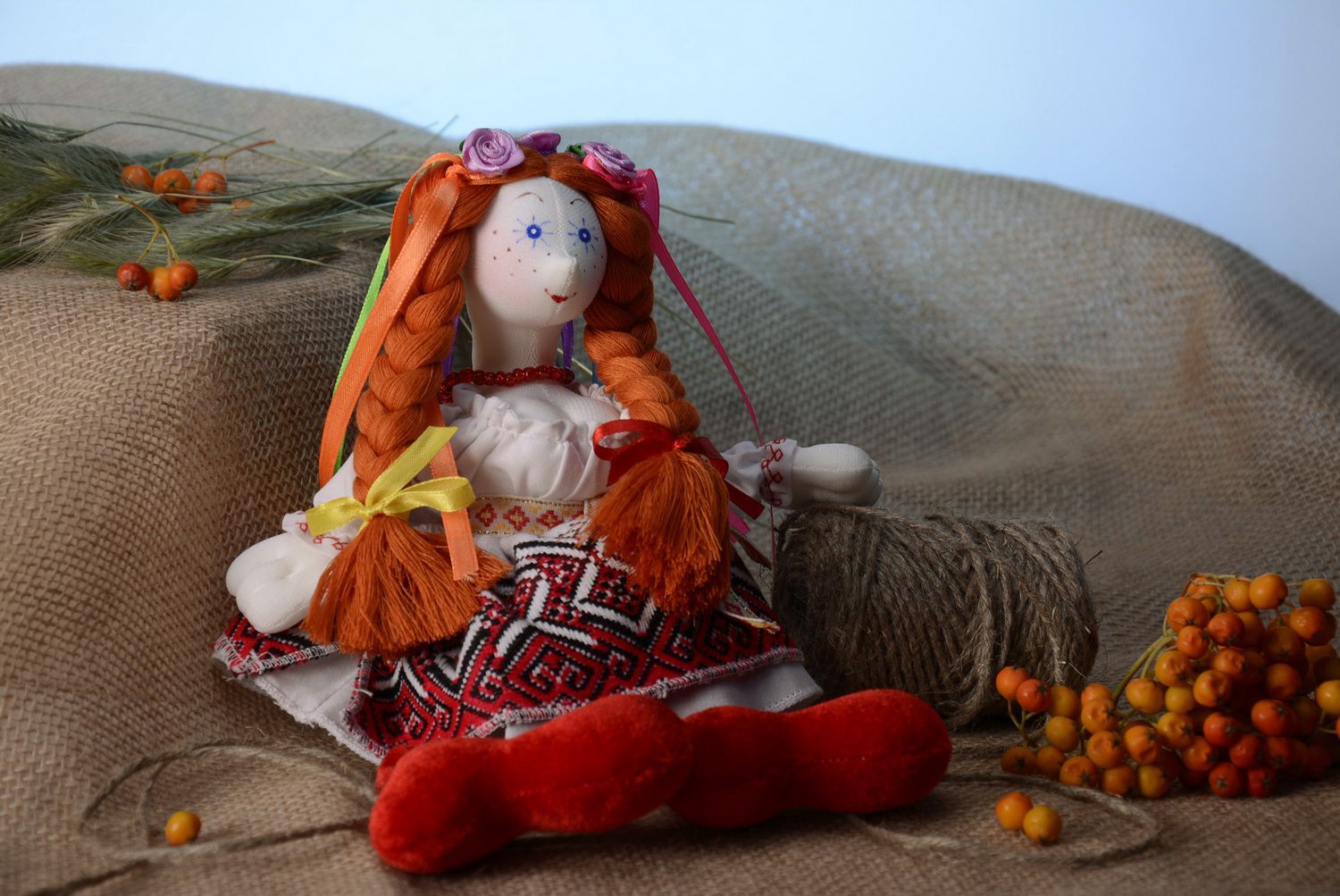 Ethnic soft doll Odarka photo 1