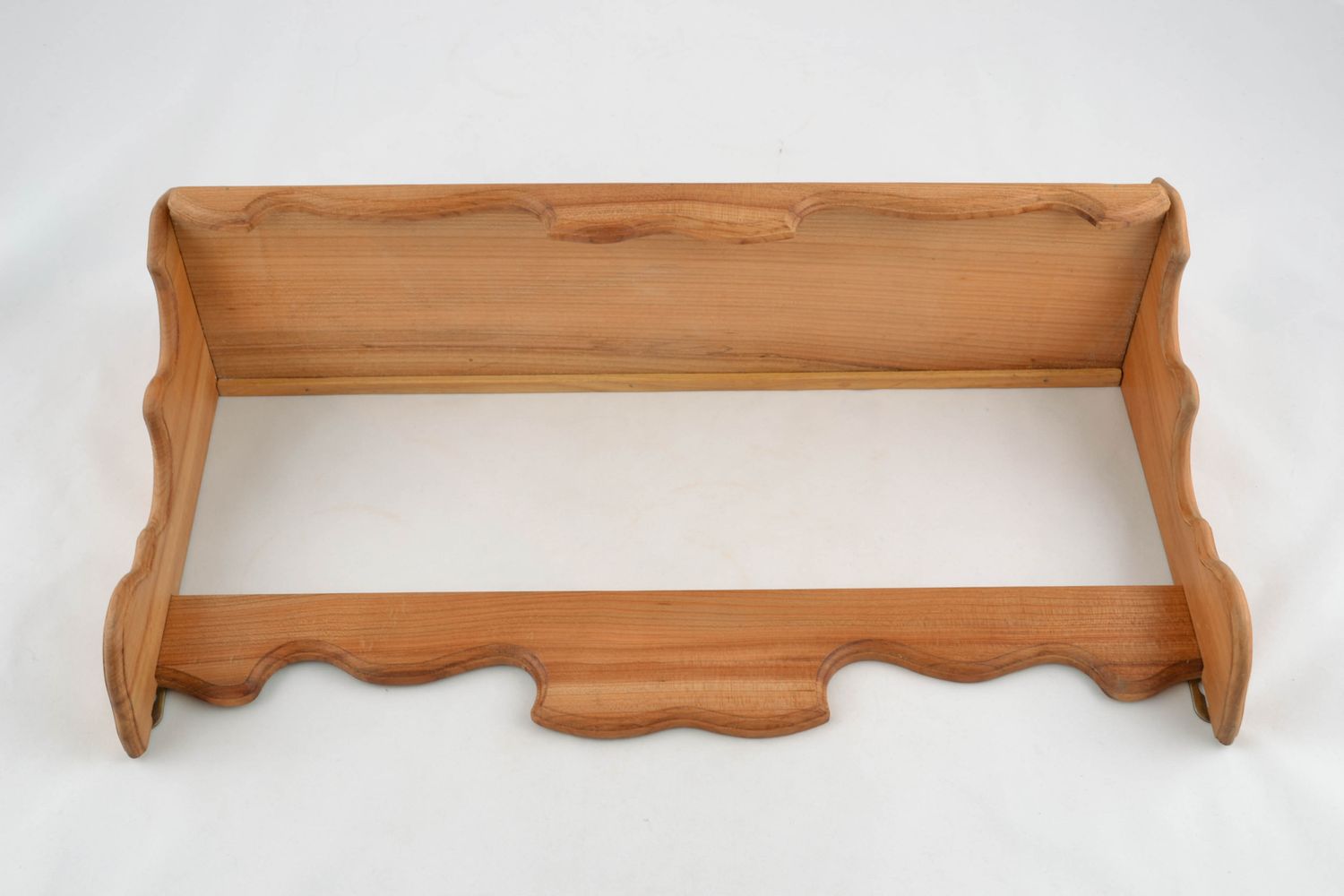 Carved wooden shelf photo 3